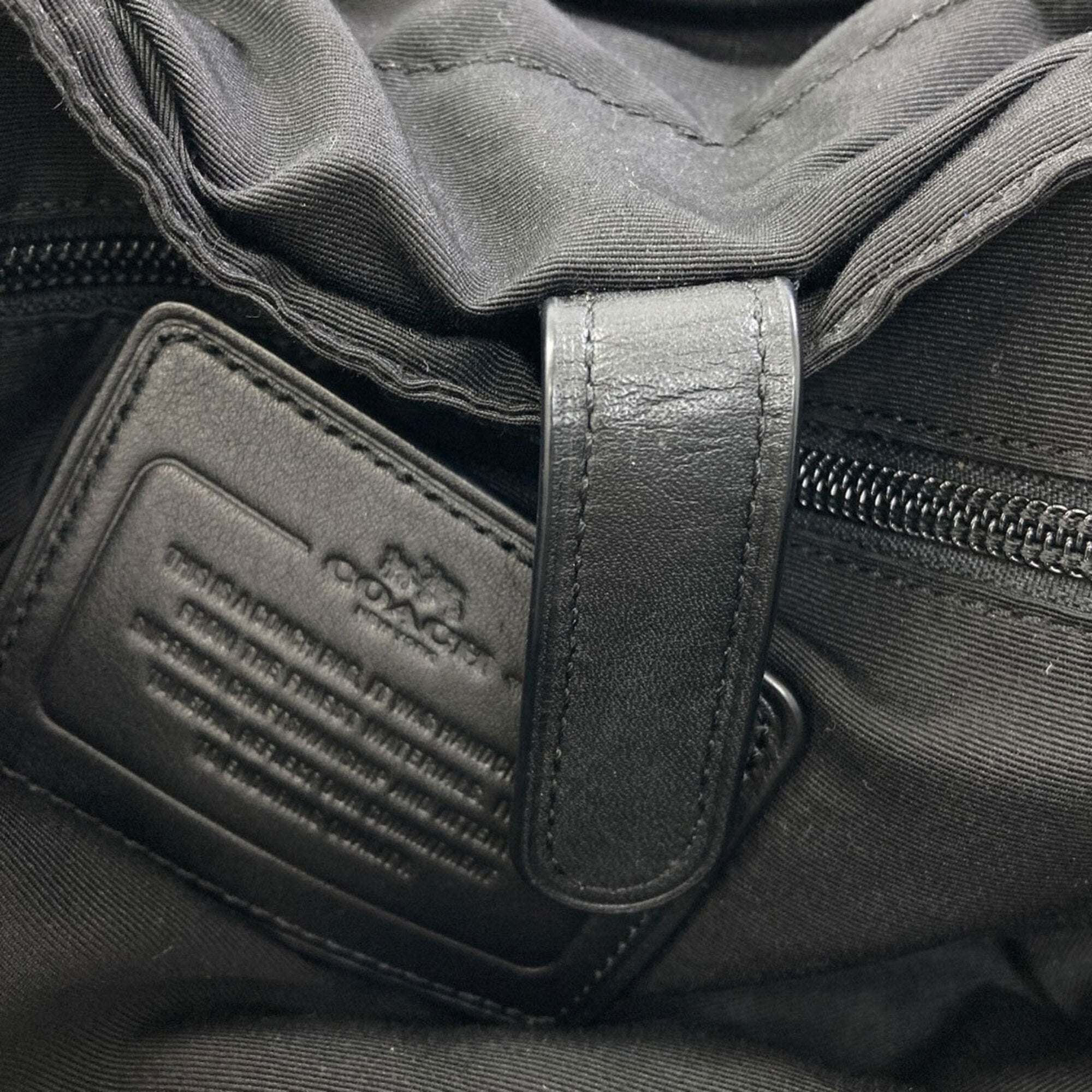 Coach Black Blue Nylon Backpack (Pre-Owned)