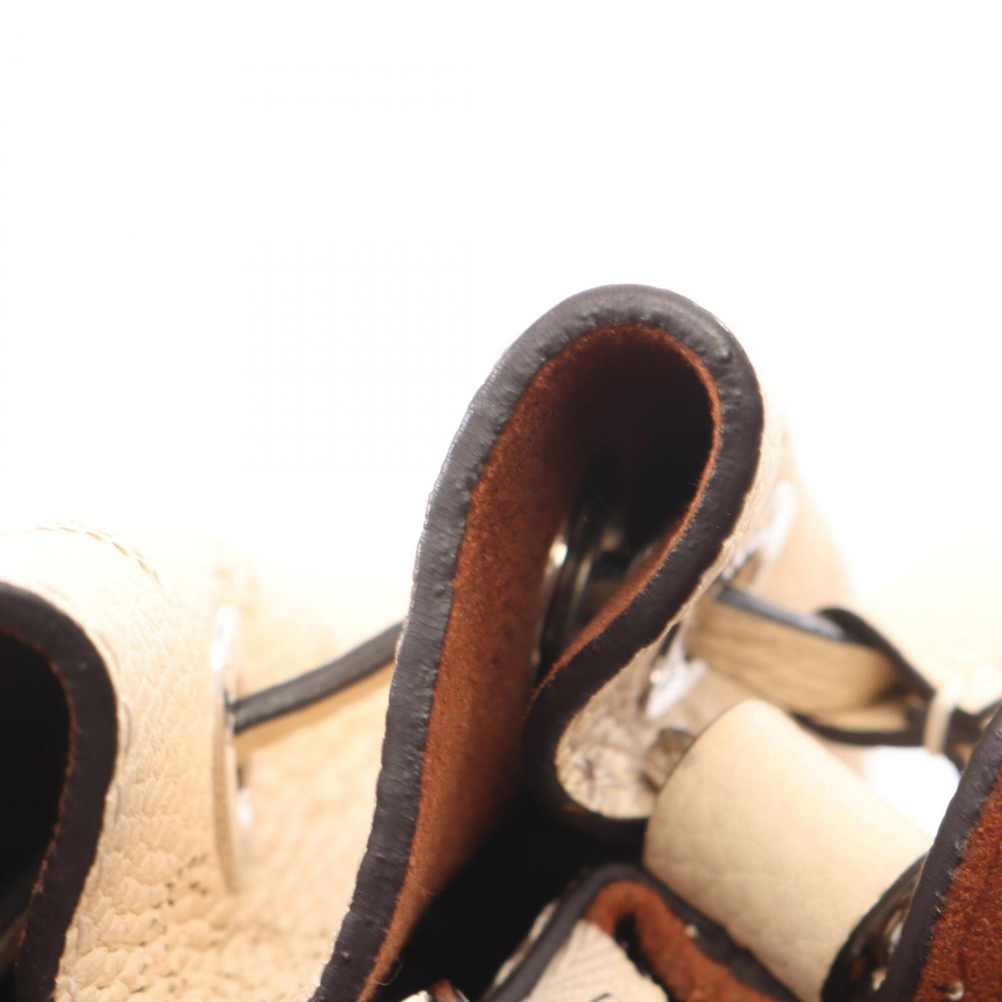 Louis Vuitton Beige Mahina Leather Handbag (Pre-Owned)
