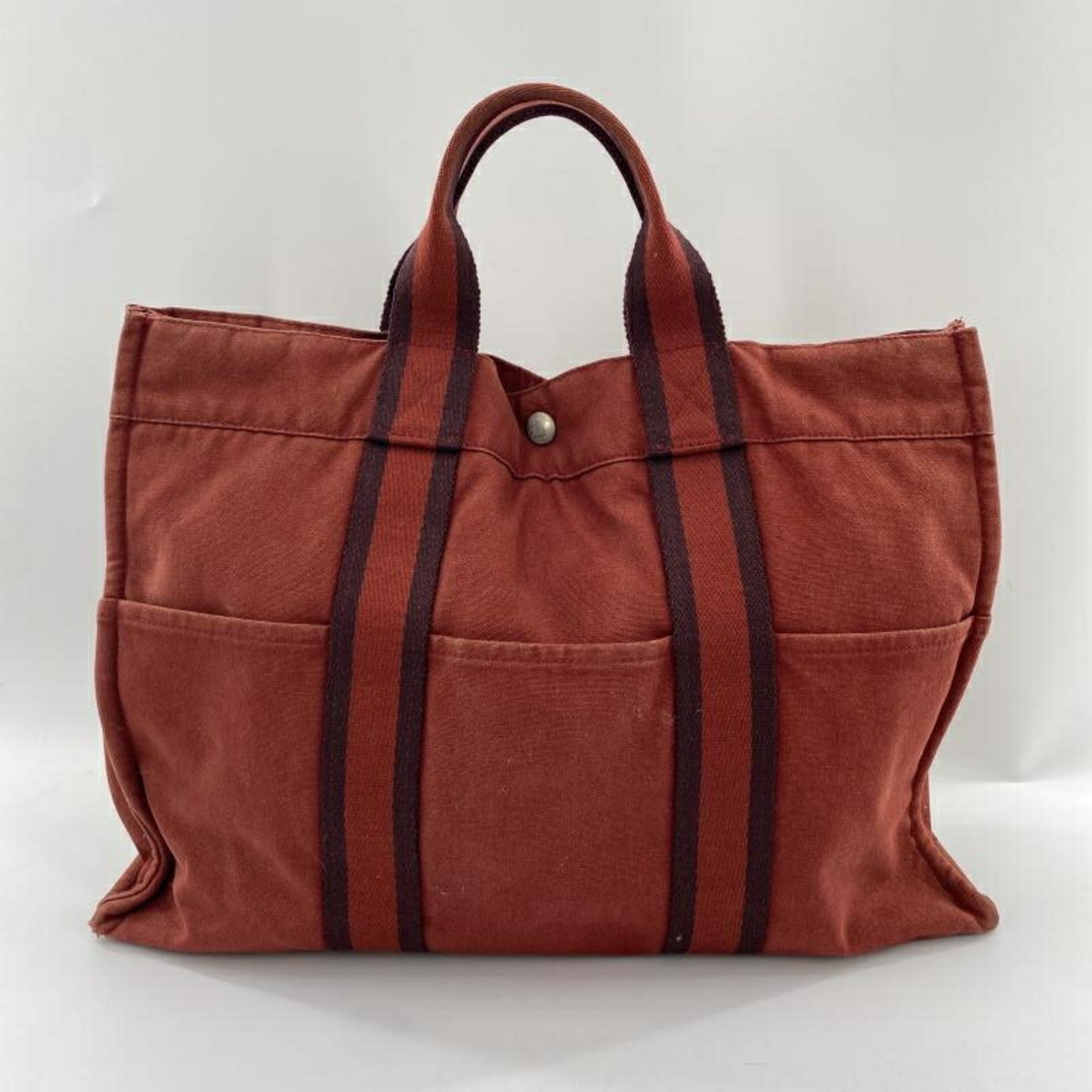 Hermes Red Color Tote Bag (Pre-Owned)