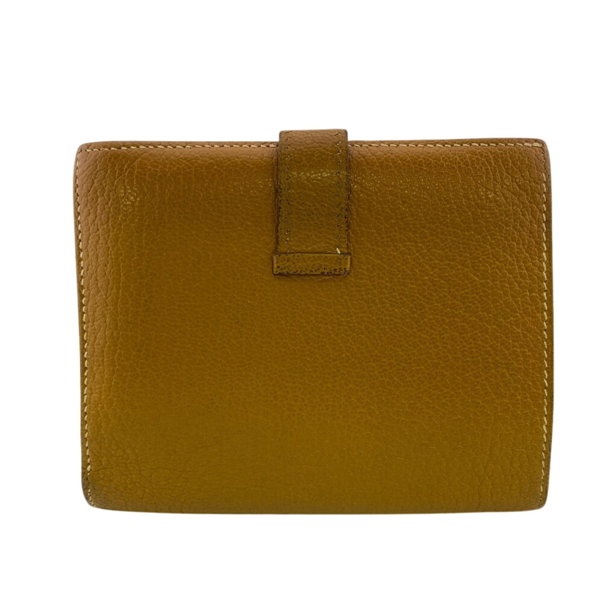 Hermes Beige Leather Wallet (Bi-Fold) (Pre-Owned)