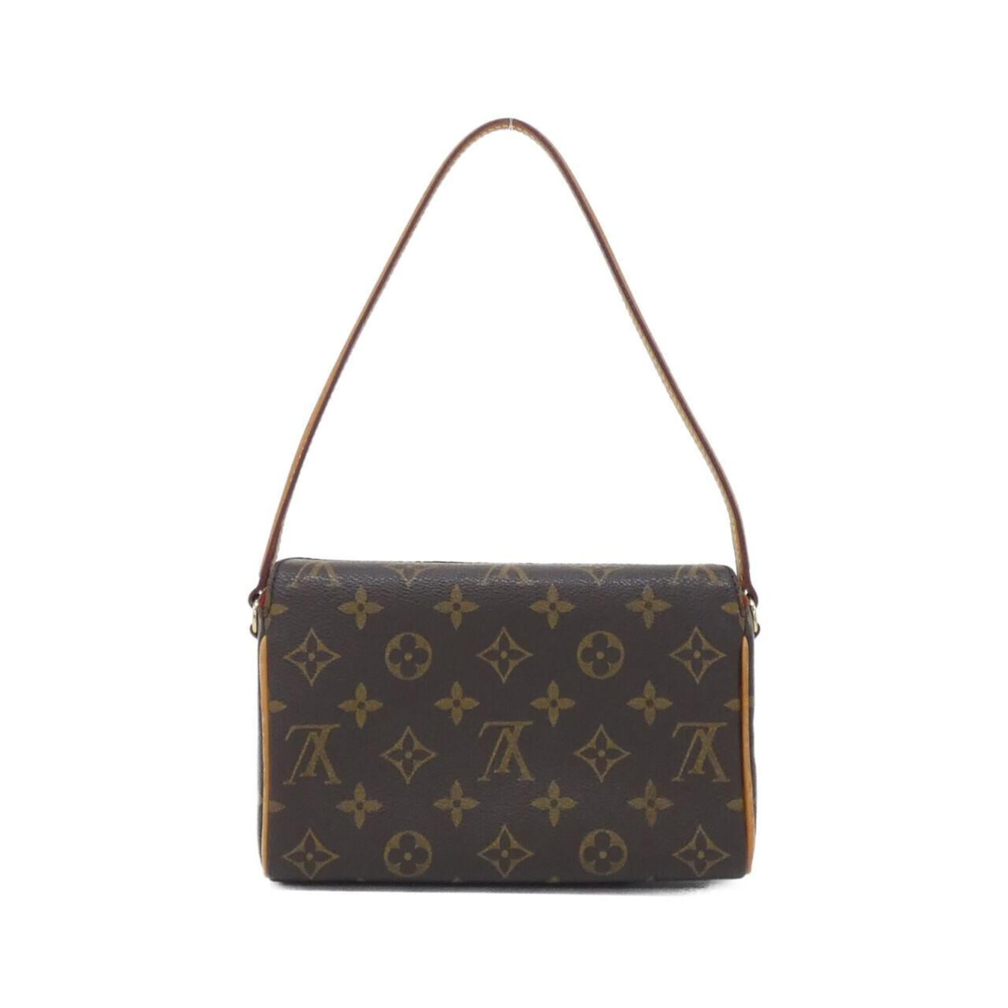 Louis Vuitton Brown Coated Canvas Handbag (Pre-Owned)