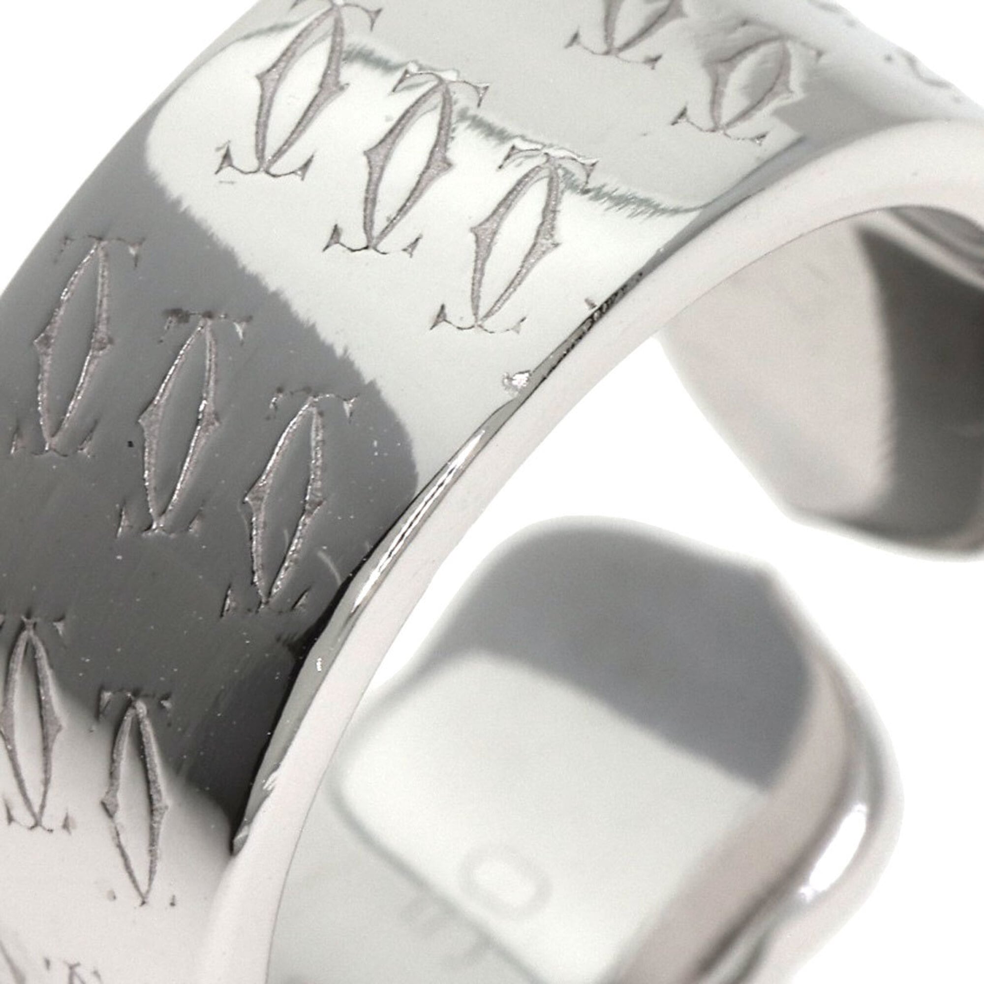 Cartier C2 White Gold (18K) Band Ring (Pre-Owned)