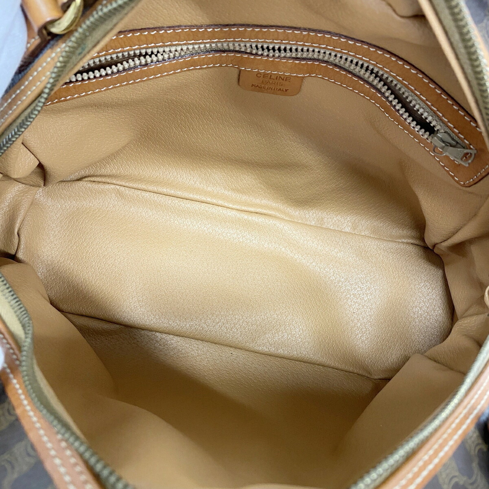 Celine Brown Pvc Handbag (Pre-Owned)