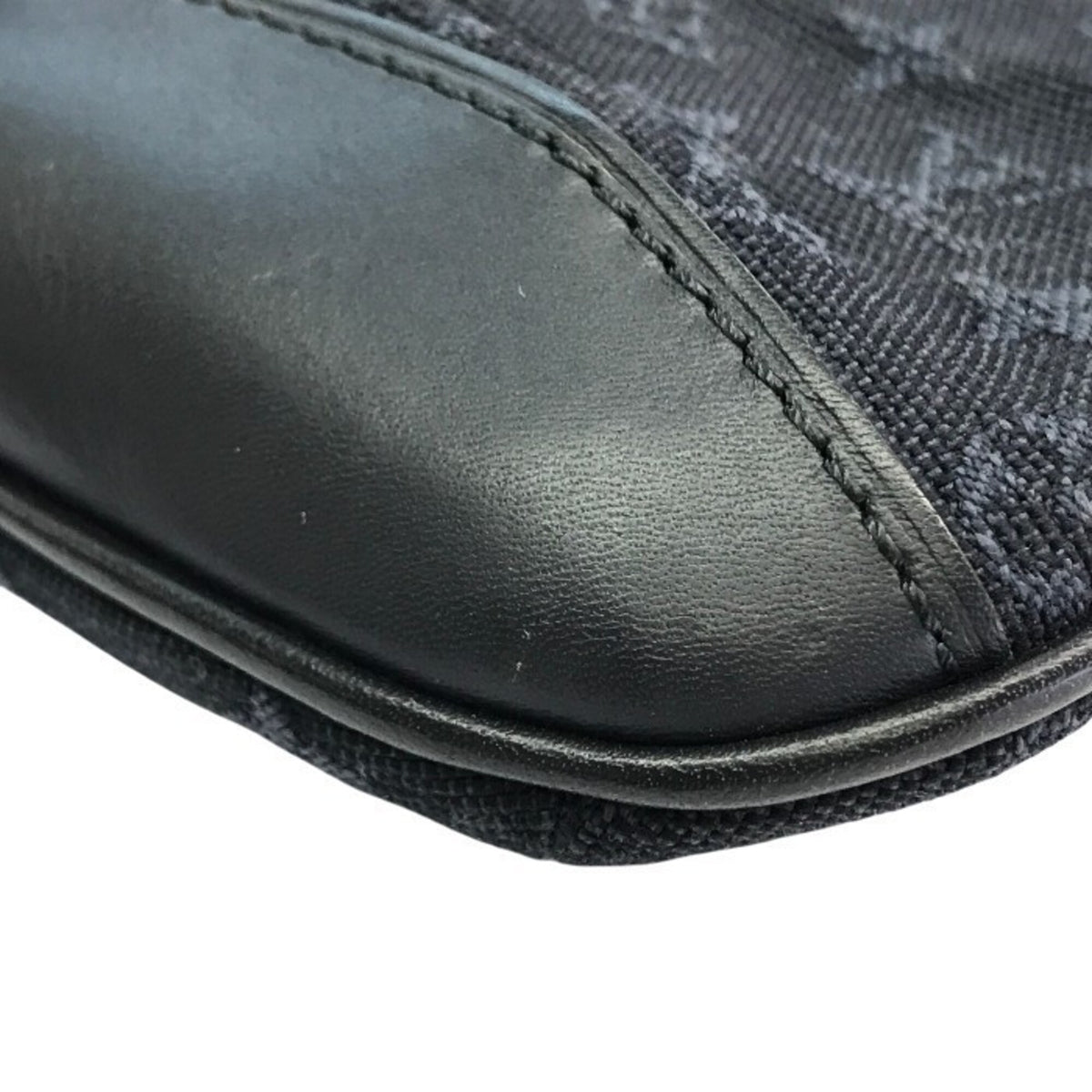 Louis Vuitton Navy Canvas Leather Pouch (Pre-Owned)