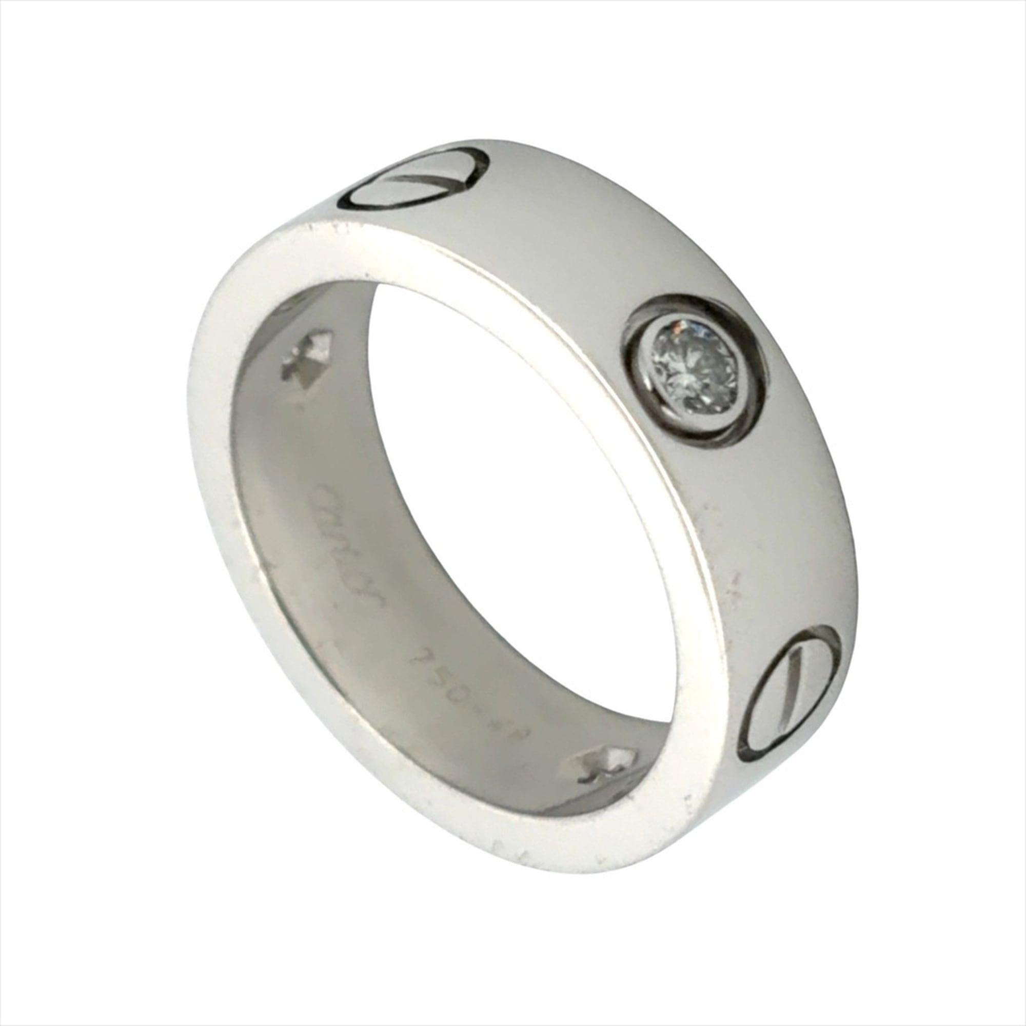 Cartier Love White Gold (18K) Band Ring (Pre-Owned)