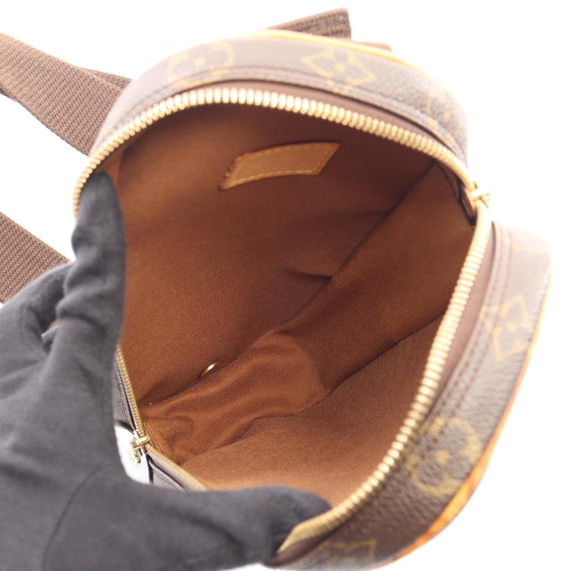 Louis Vuitton Brown Monogram Coated Canvas Leather Fanny Pack Sling Bag (Pre-Owned)