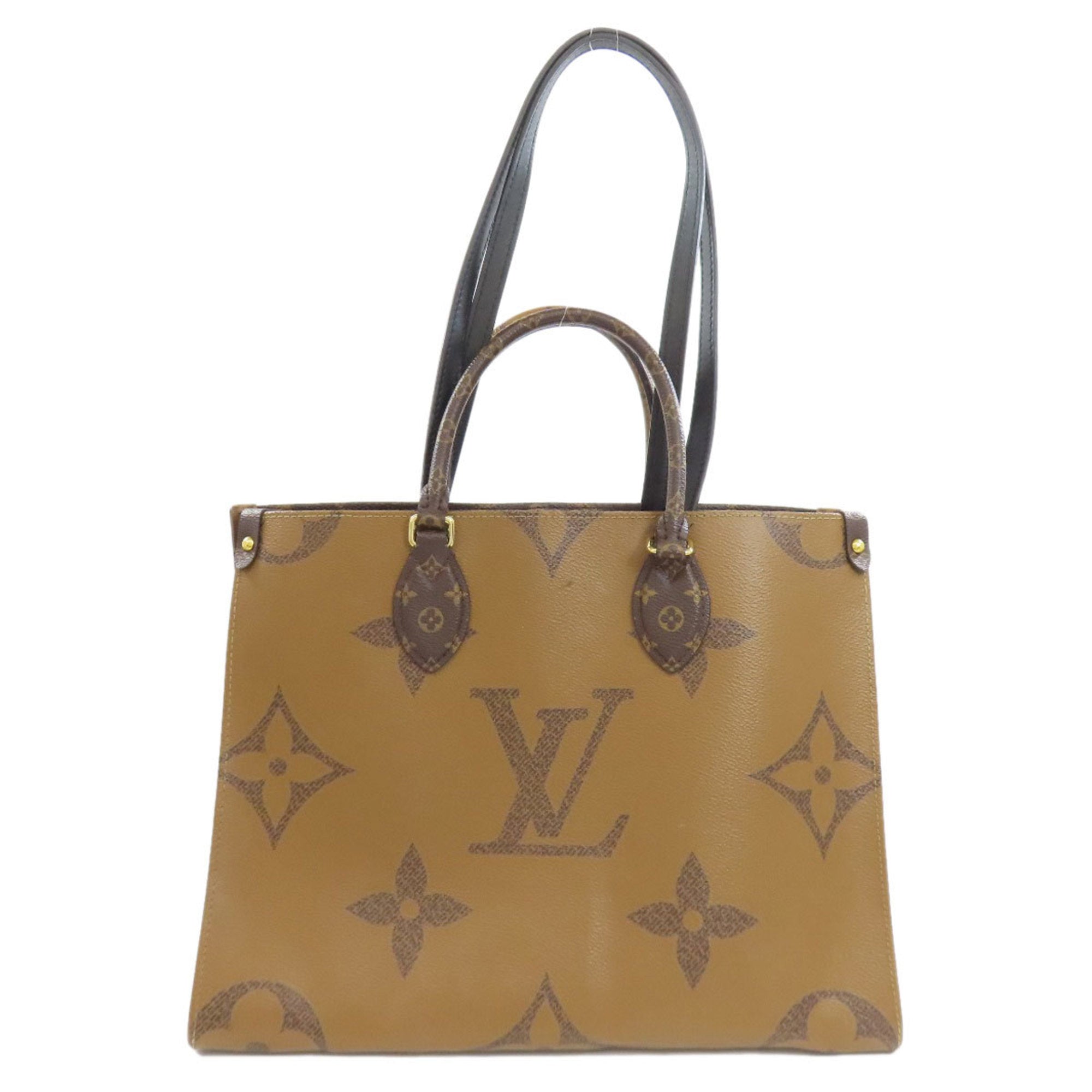 Louis Vuitton Brown Monogram Reverse Tote Bag (Pre-Owned)