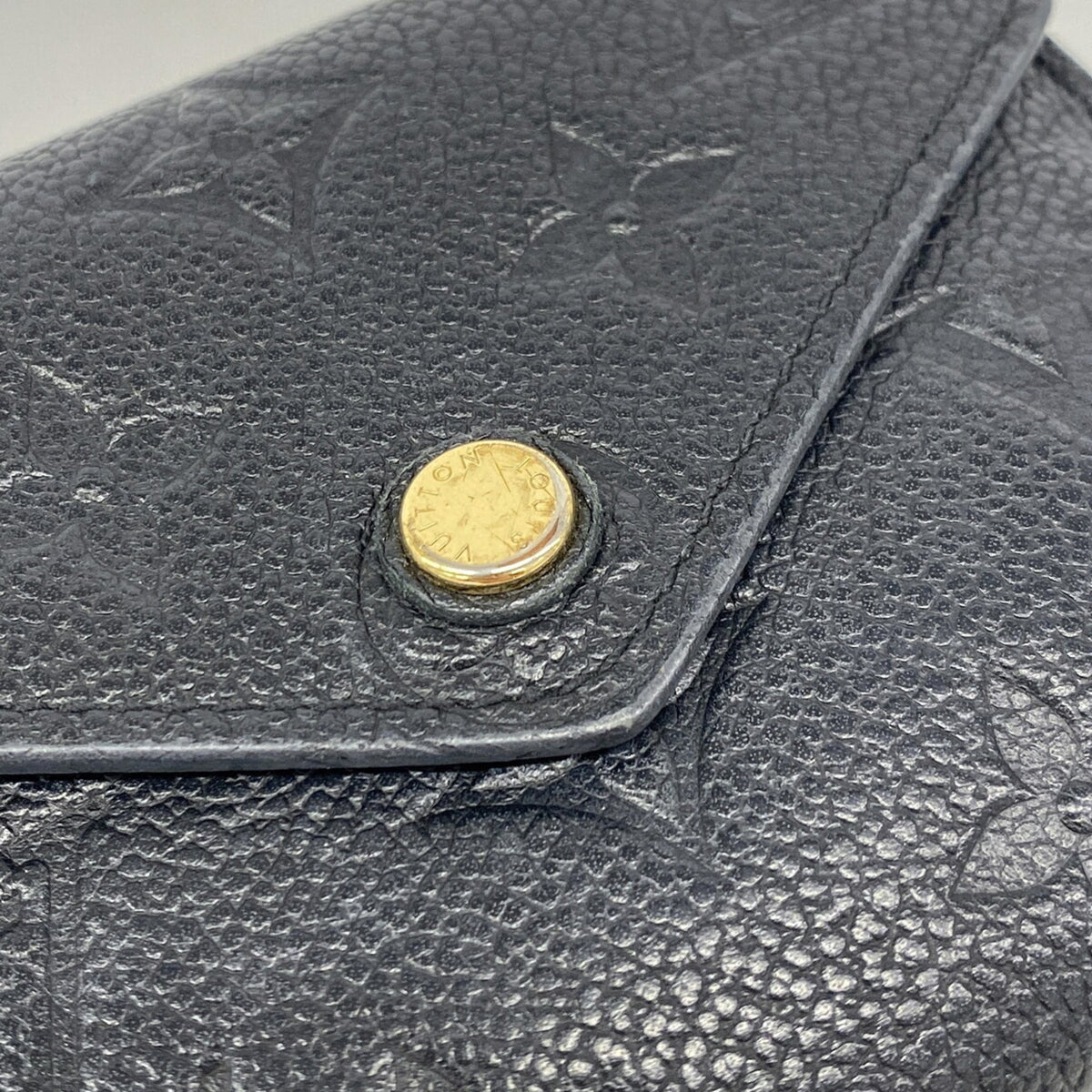 Louis Vuitton Noir Wallet (Tri-Fold) (Pre-Owned)