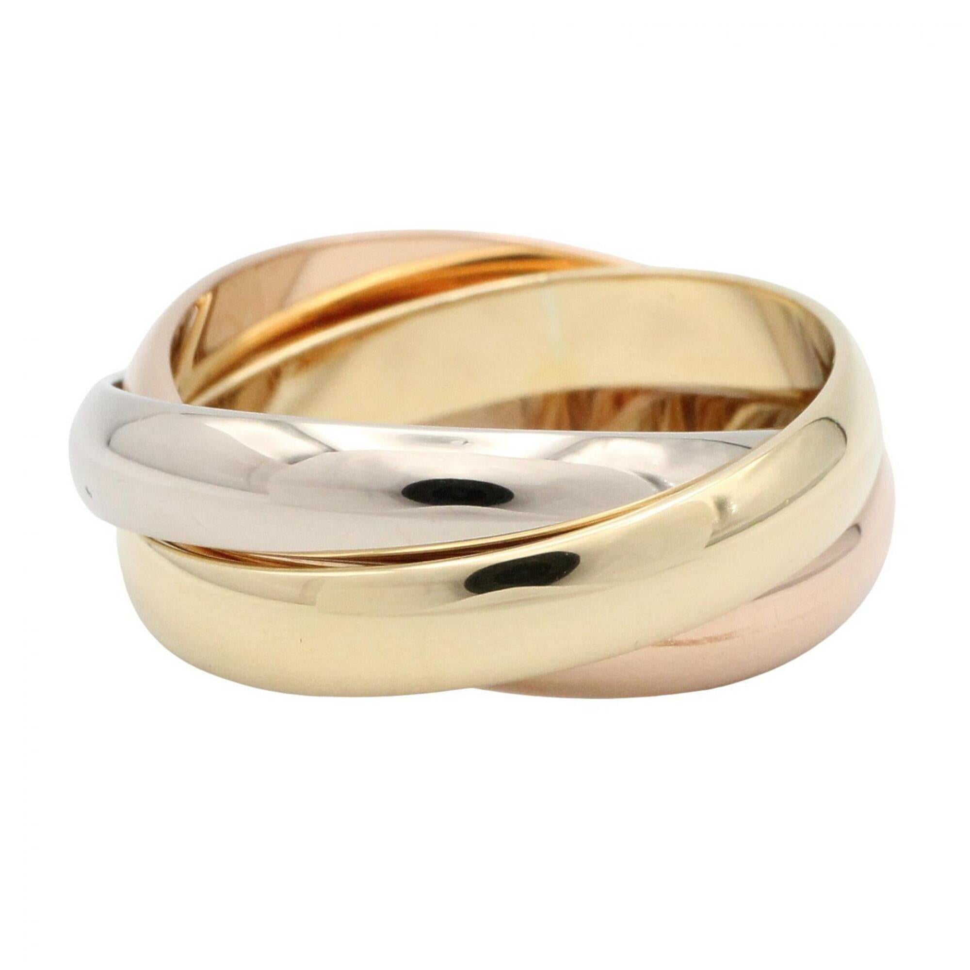Cartier Gold Silver Yellow Gold (18K) Pink Gold (18K) White Gold (18K) Band Ring (Pre-Owned)