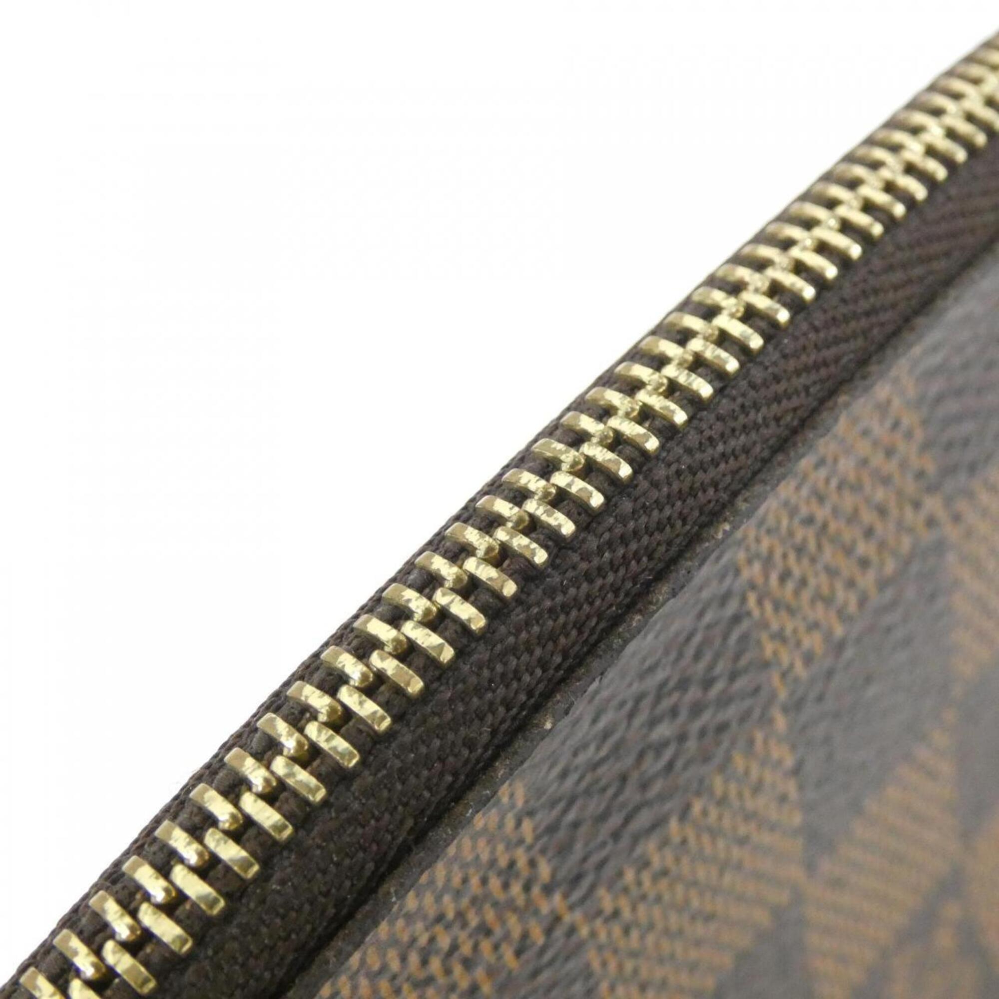 Louis Vuitton Ebene Coated Canvas Handbag Pochette Pouch (Pre-Owned)