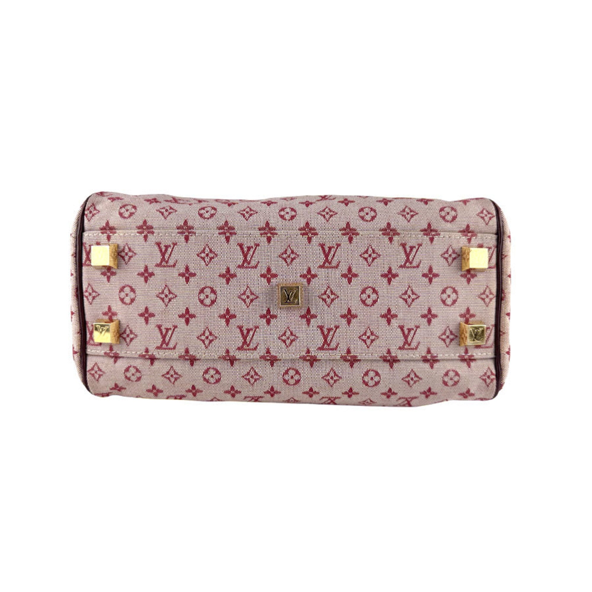 Louis Vuitton Burgundy Monogram Mini Handbag (Pre-Owned)