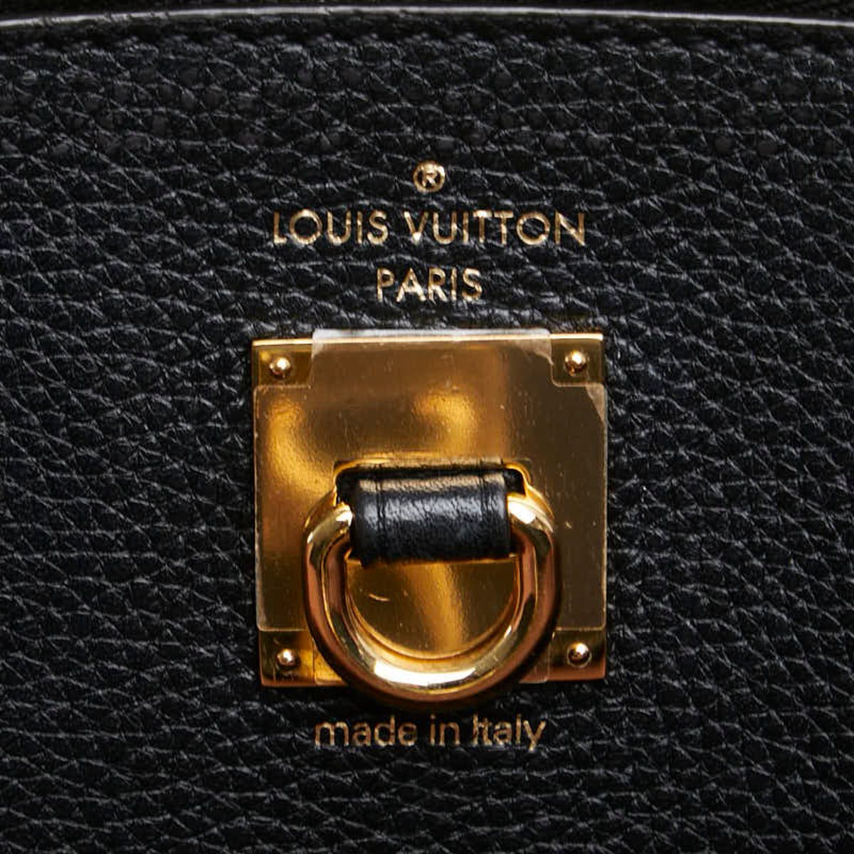 Louis Vuitton Beige Noir Vanilla Leather Handbag Shoulder Bag (Pre-Owned)