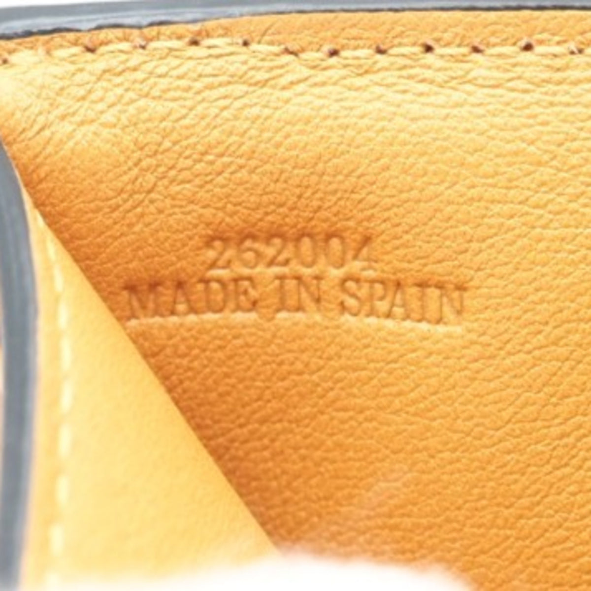 Loewe Orange Leather Wallet (Tri-Fold) (Pre-Owned)