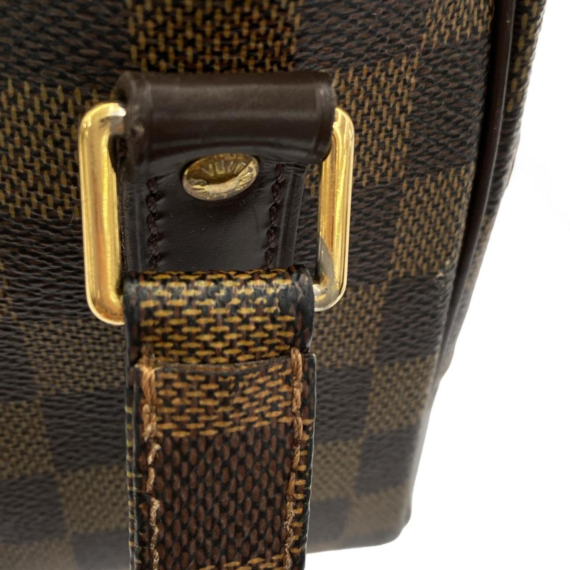 Louis Vuitton Brown Coated Canvas Shoulder Bag (Pre-Owned)