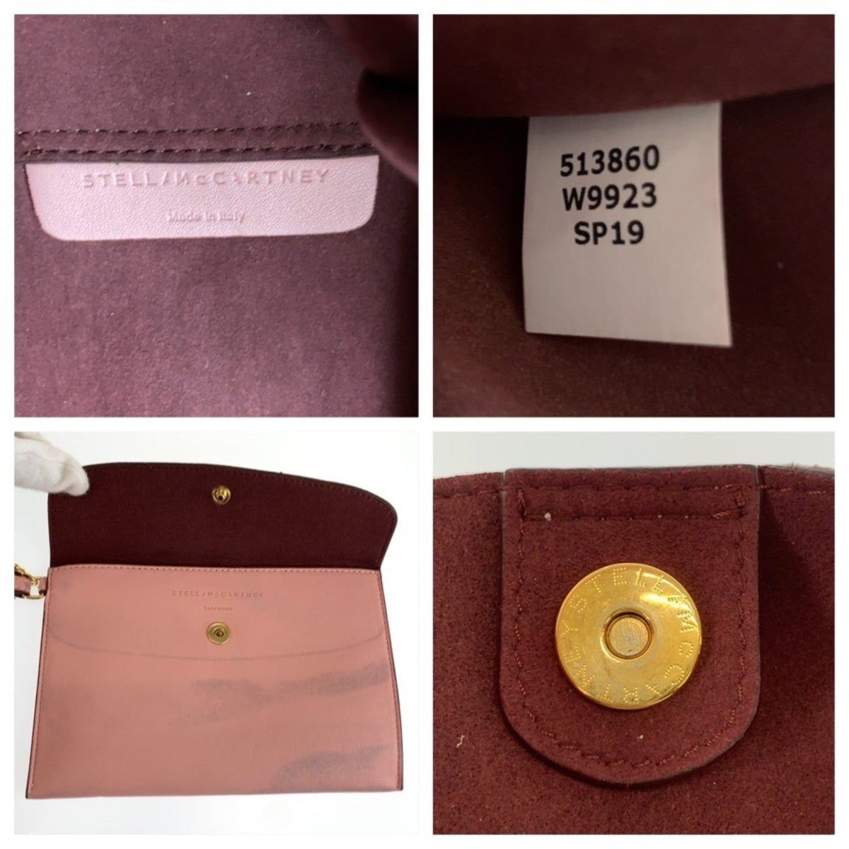 Stella Mccartney Pink Leather Pouch Shoulder Bag Tote Bag (Pre-Owned)