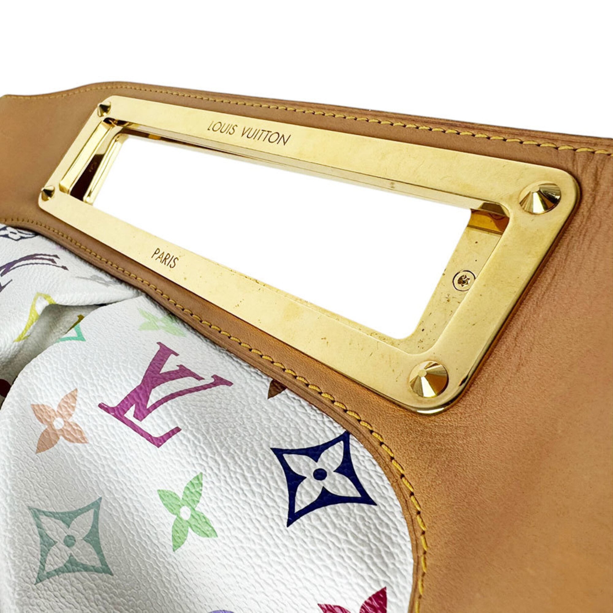 Louis Vuitton Blanc Monogram Multicolore Shoulder Bag (Pre-Owned)