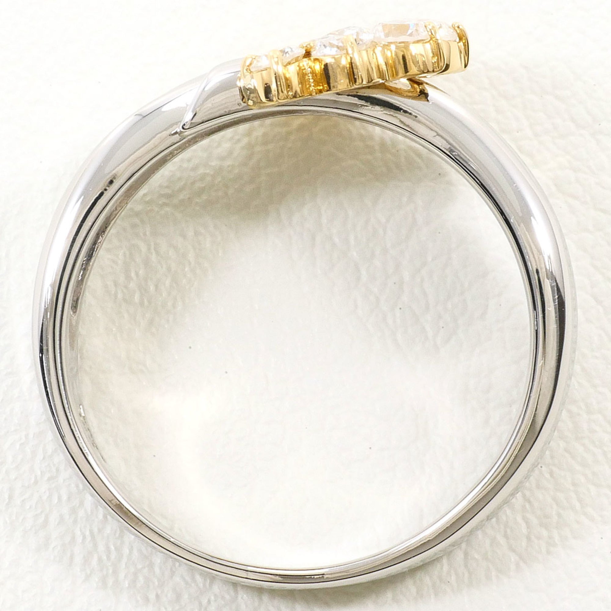Unbranded Platinum Yellow Gold Yellow Gold (18K) Platinum 900 Band Ring (Pre-Owned)