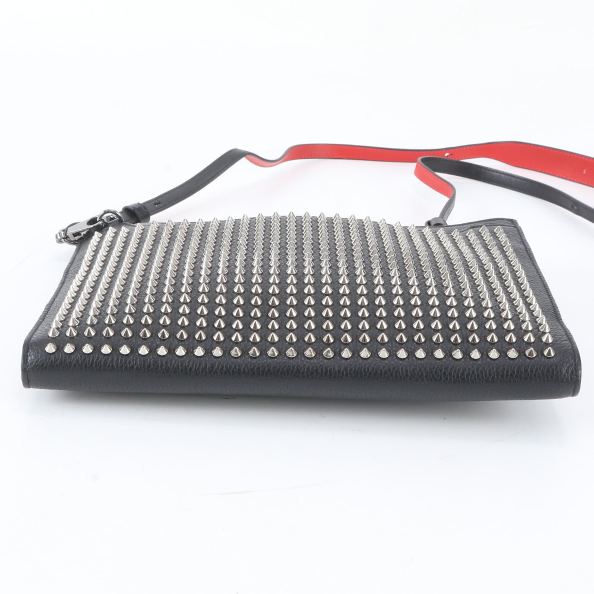 Christian Louboutin Black Leather Shoulder Bag (Pre-Owned)