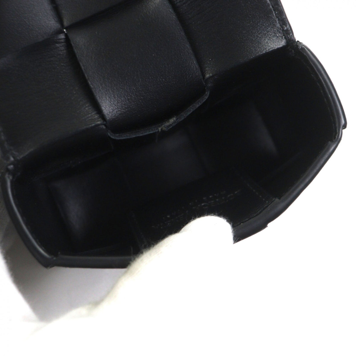 Bottega Veneta Black Leather Shoulder Bag (Pre-Owned)