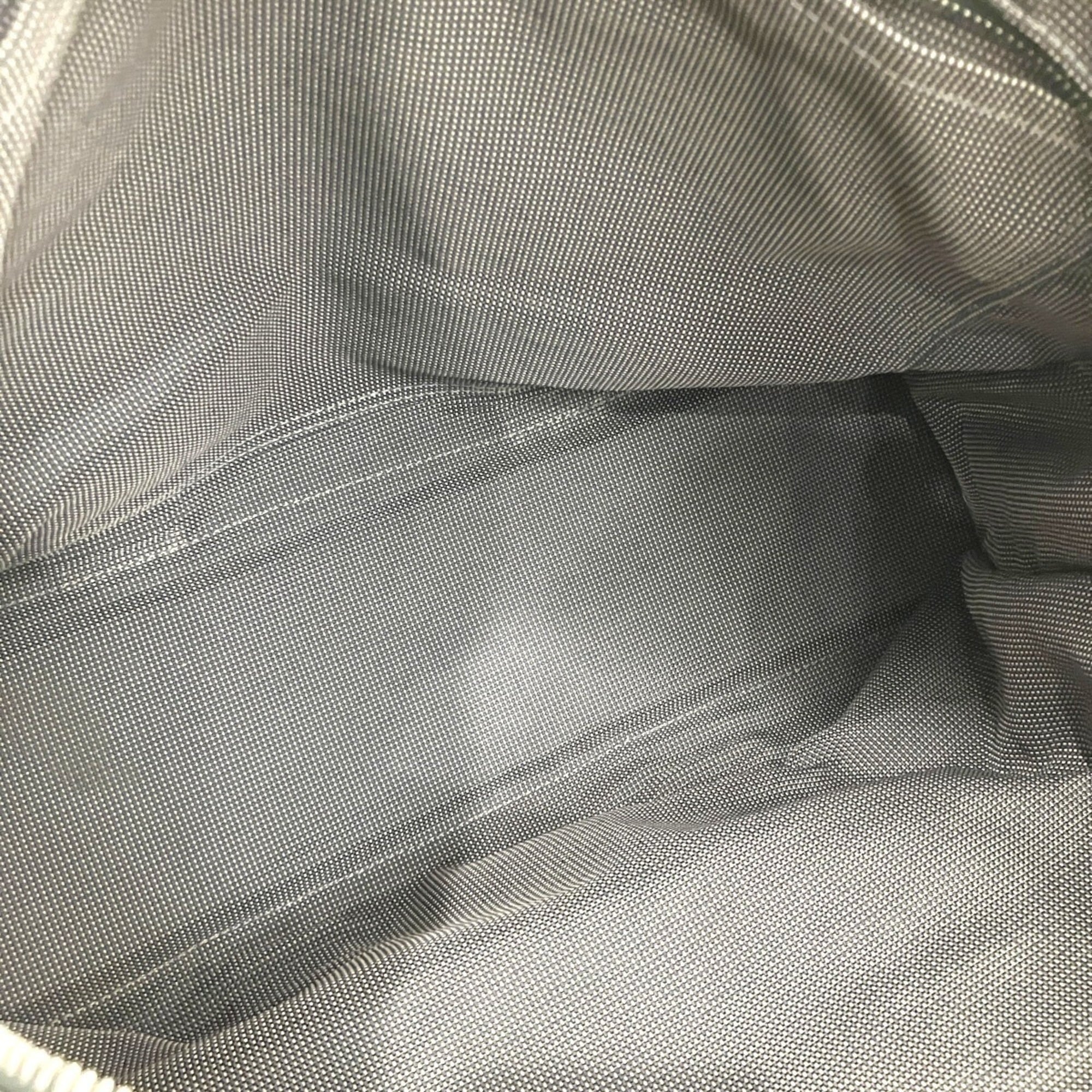 Hermes Her Line Gray Canvas Tote Bag (Pre-Owned)