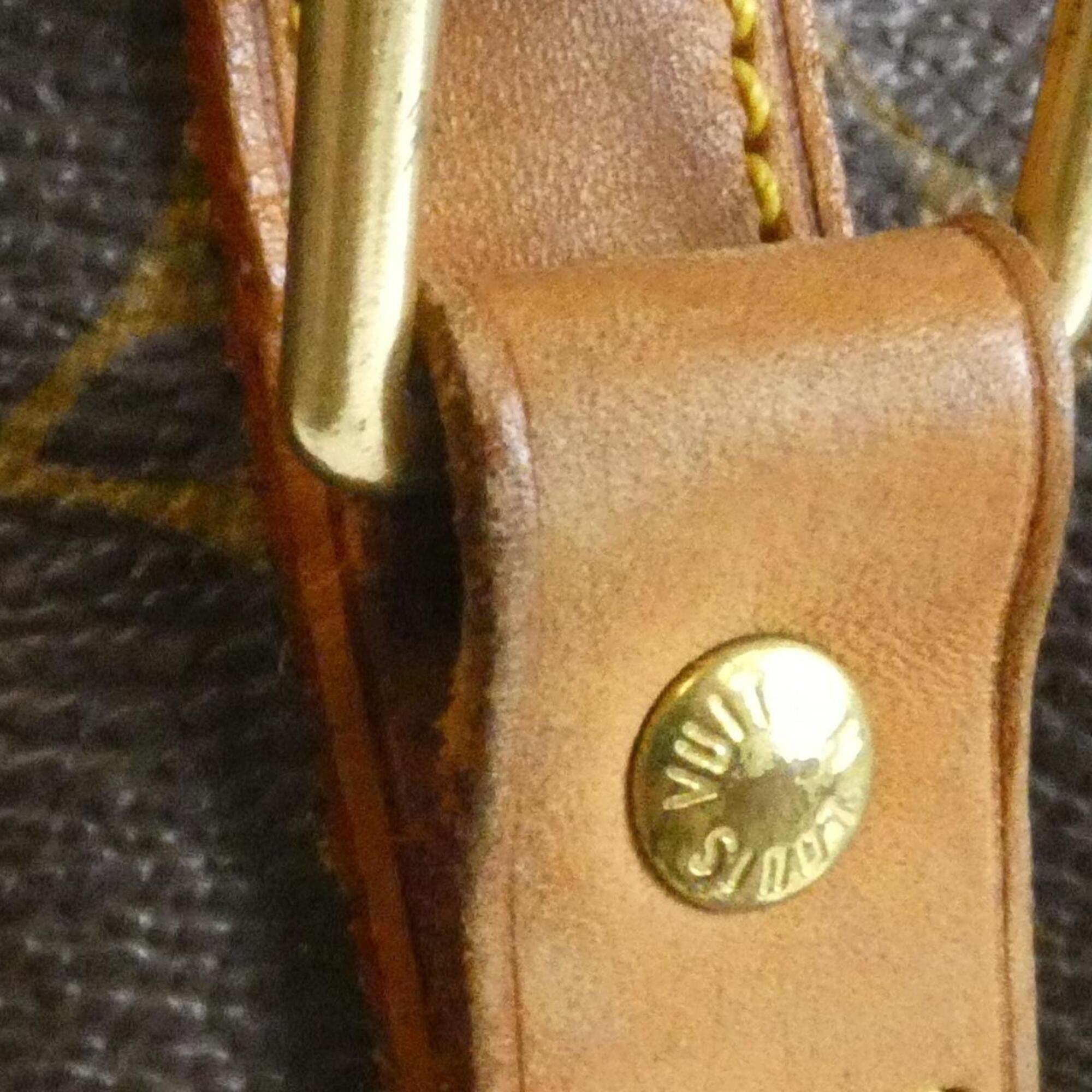 Louis Vuitton Monogram Marron Coated Canvas Handbag (Pre-Owned)
