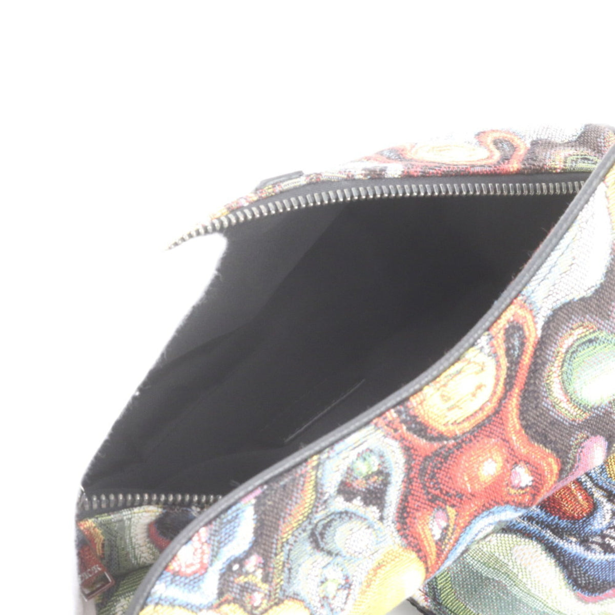 Christian Dior Multi-Color Leather Canvas Shoulder Bag Sling Bag (Pre-Owned)