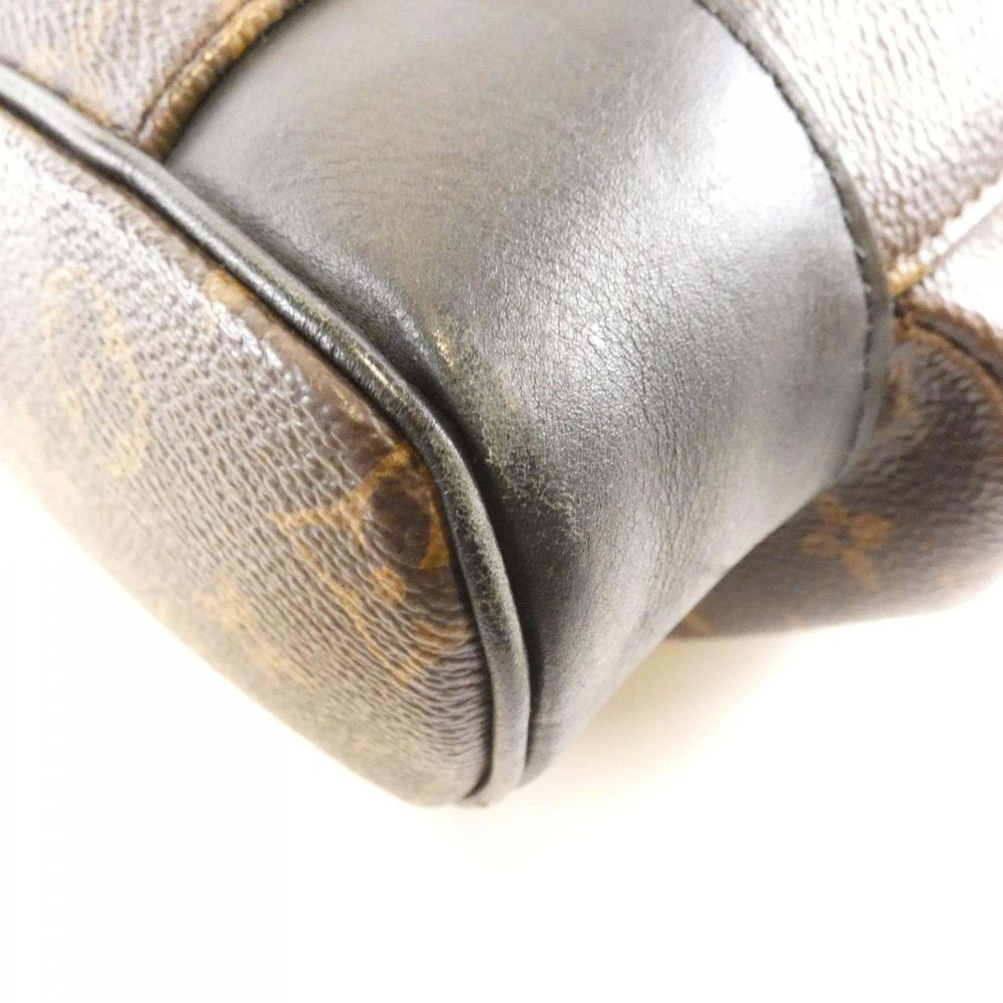 Louis Vuitton Brown Coated Canvas Backpack (Pre-Owned)