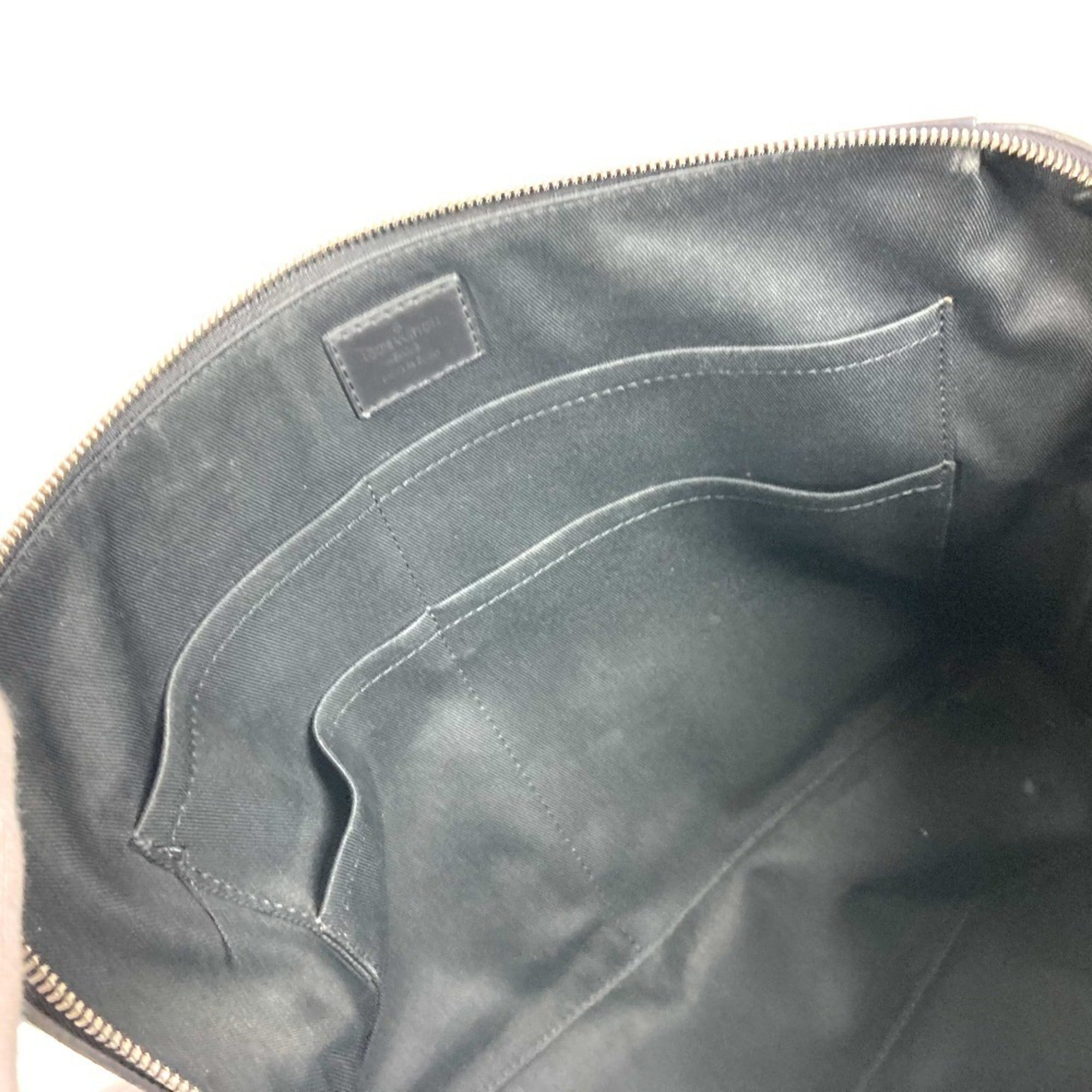 Louis Vuitton Black Damier Graphite Briefcase Shoulder Bag (Pre-Owned)
