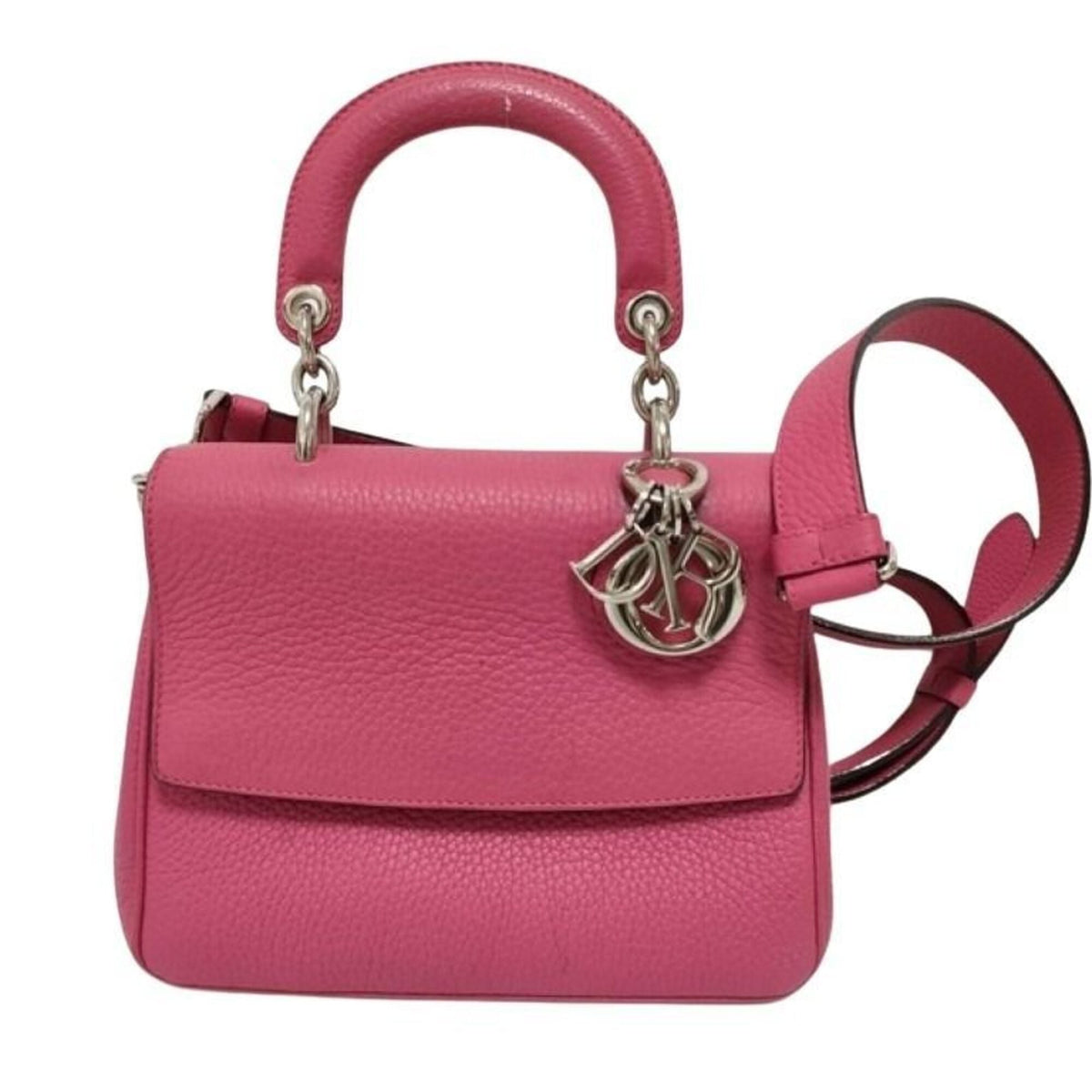 Christian Dior Rose Pink Leather Handbag Shoulder Bag (Pre-Owned)