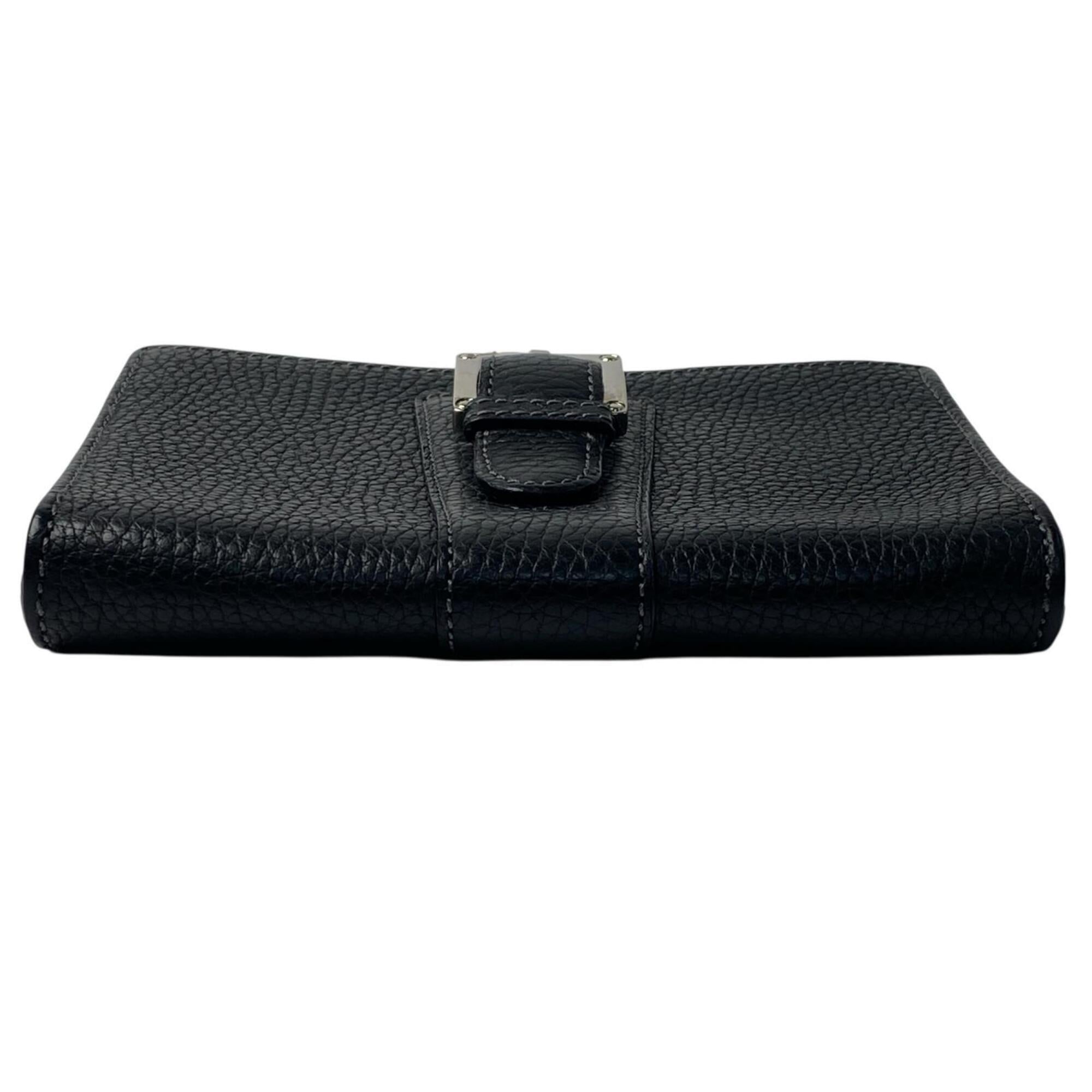 Loewe Black Leather Coin Purse/Coin Case (Pre-Owned)
