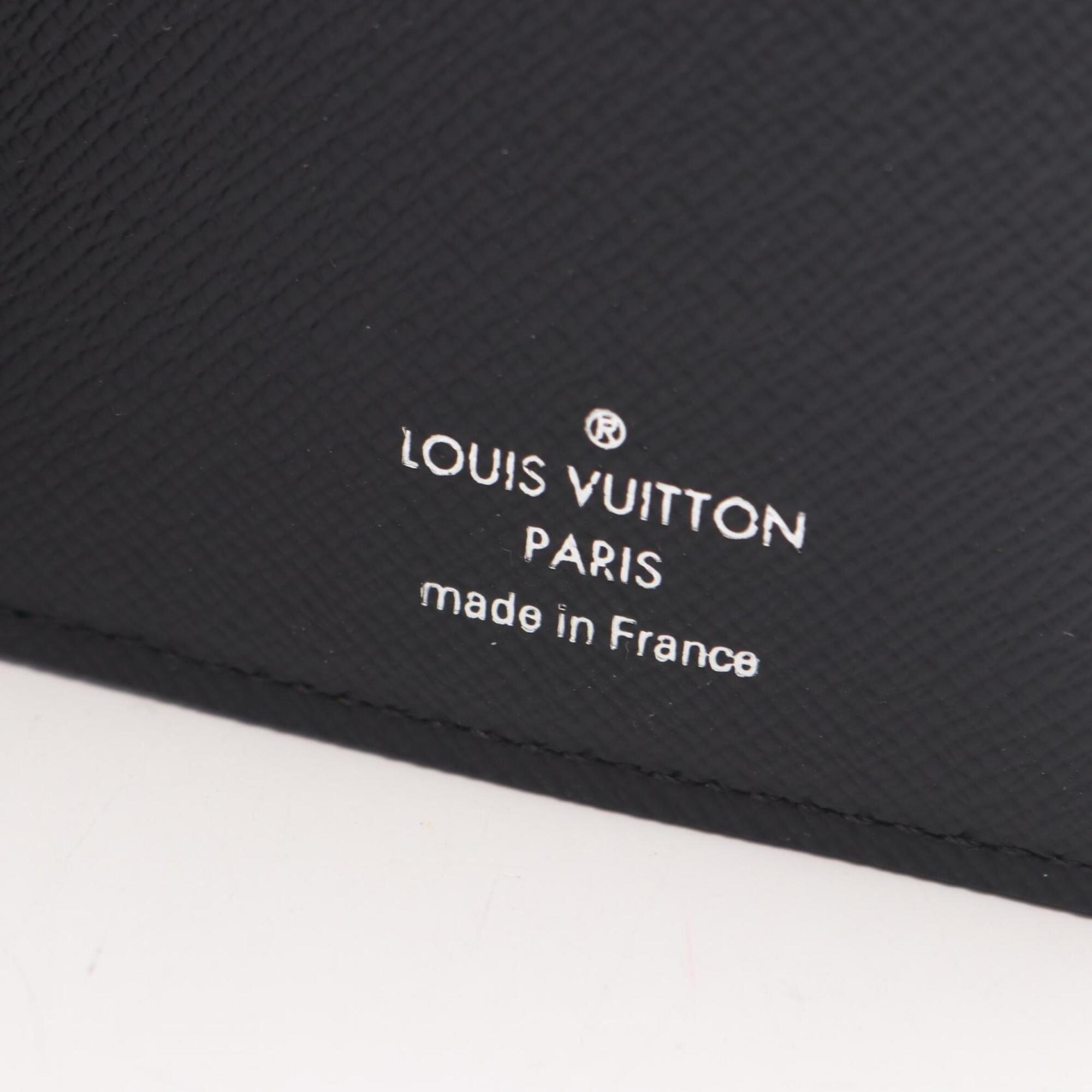 Louis Vuitton Black Pvc Long Wallet (Bi-Fold) (Pre-Owned)