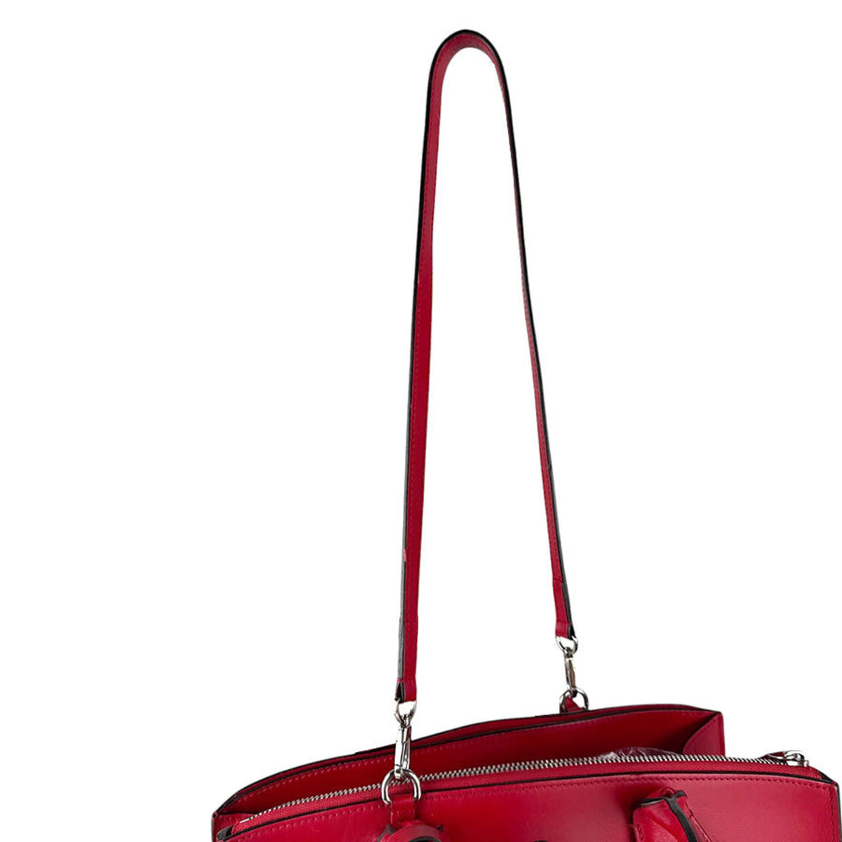 Louis Vuitton Red Color Leather Handbag Shoulder Bag (Pre-Owned)