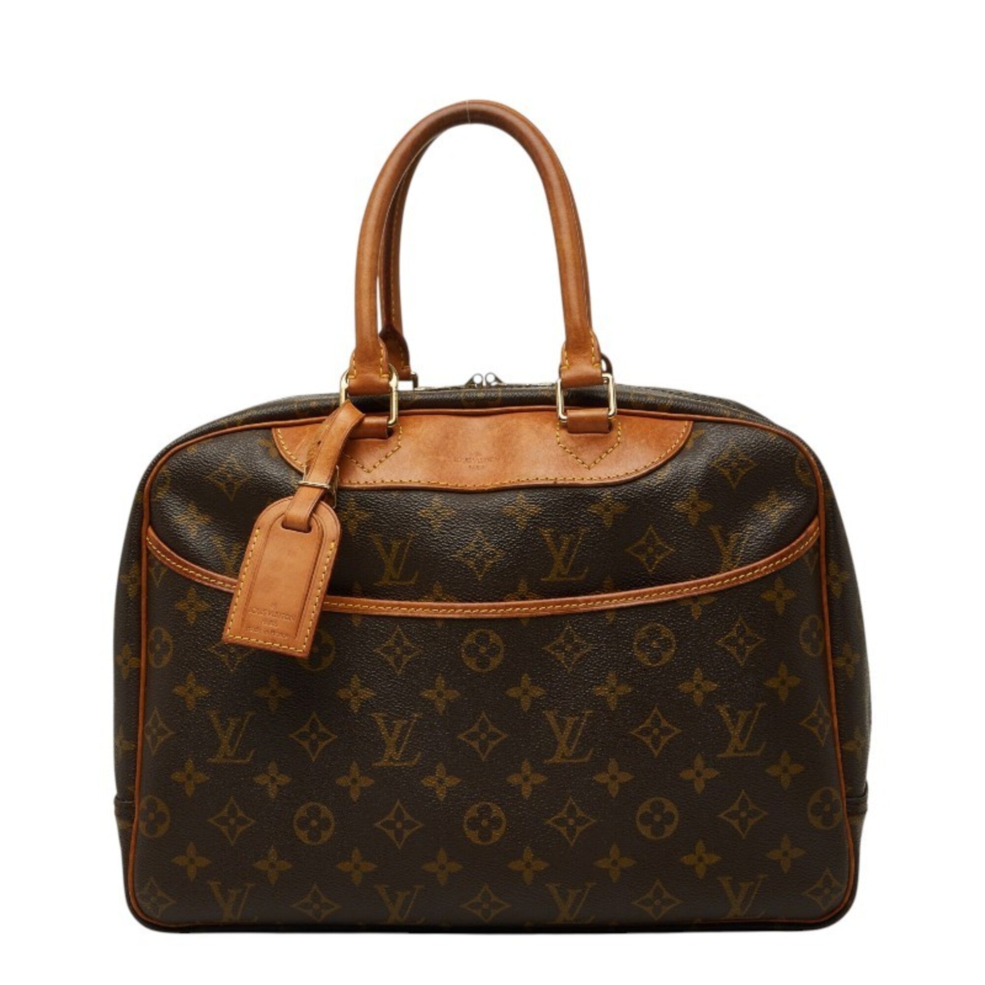 Louis Vuitton Brown Pvc Leather Handbag (Pre-Owned)