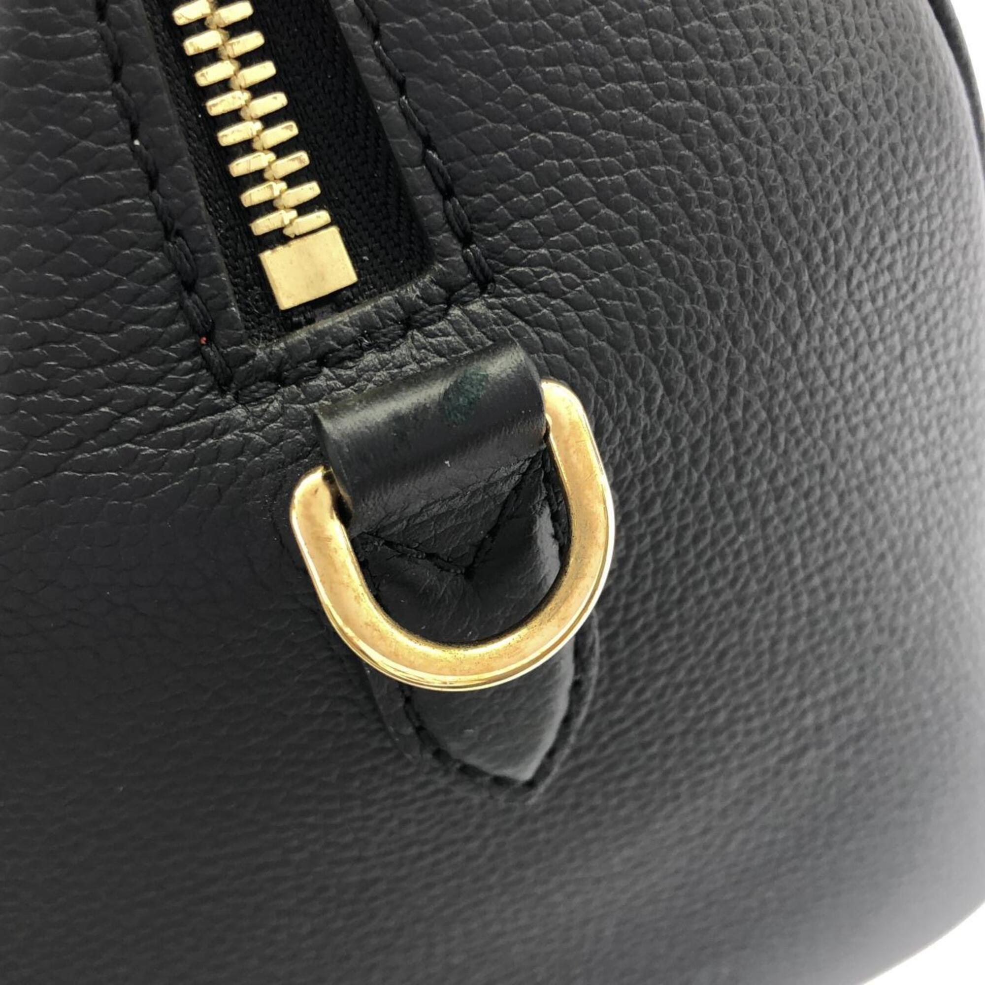 Louis Vuitton Monogram Empreinte Beige Black Leather Boston Bag (Pre-Owned)