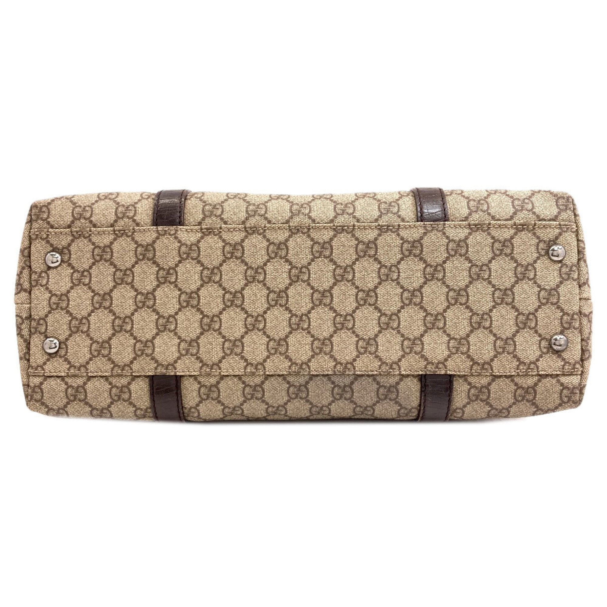 Gucci Brown Pvc Tote Bag (Pre-Owned)