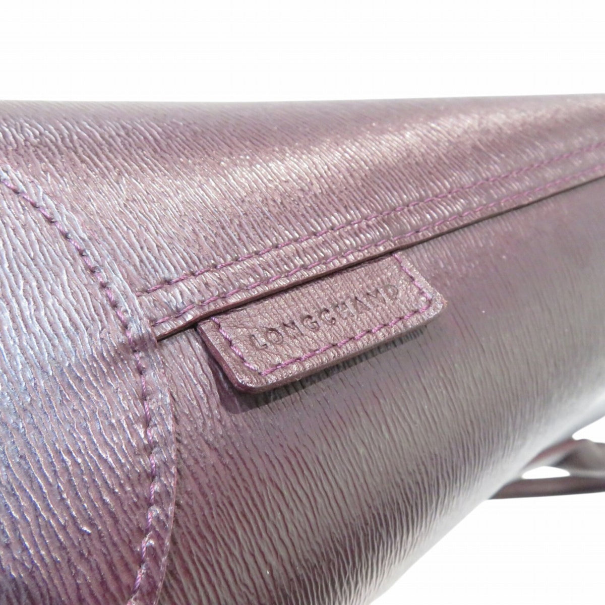 Longchamp Brown Pvc Leather Tote Bag (Pre-Owned)