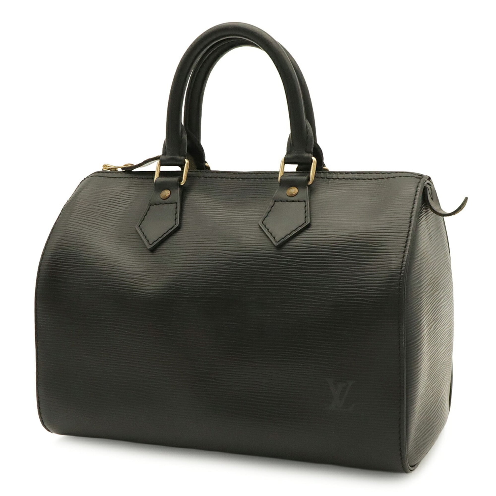 Louis Vuitton Black Galle Noir Epi Leather Boston Bag Handbag (Pre-Owned)