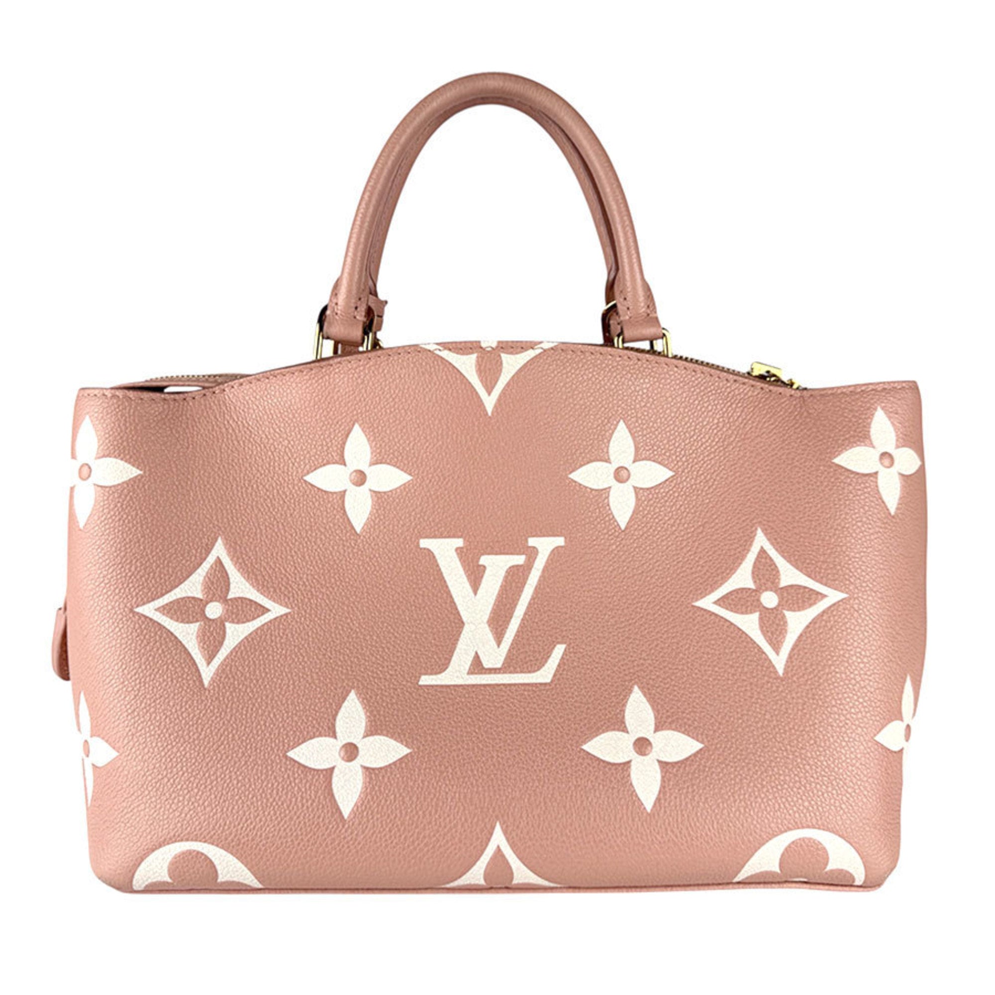 Louis Vuitton Cream Pink Monogram Empreinte Handbag Shoulder Bag (Pre-Owned)