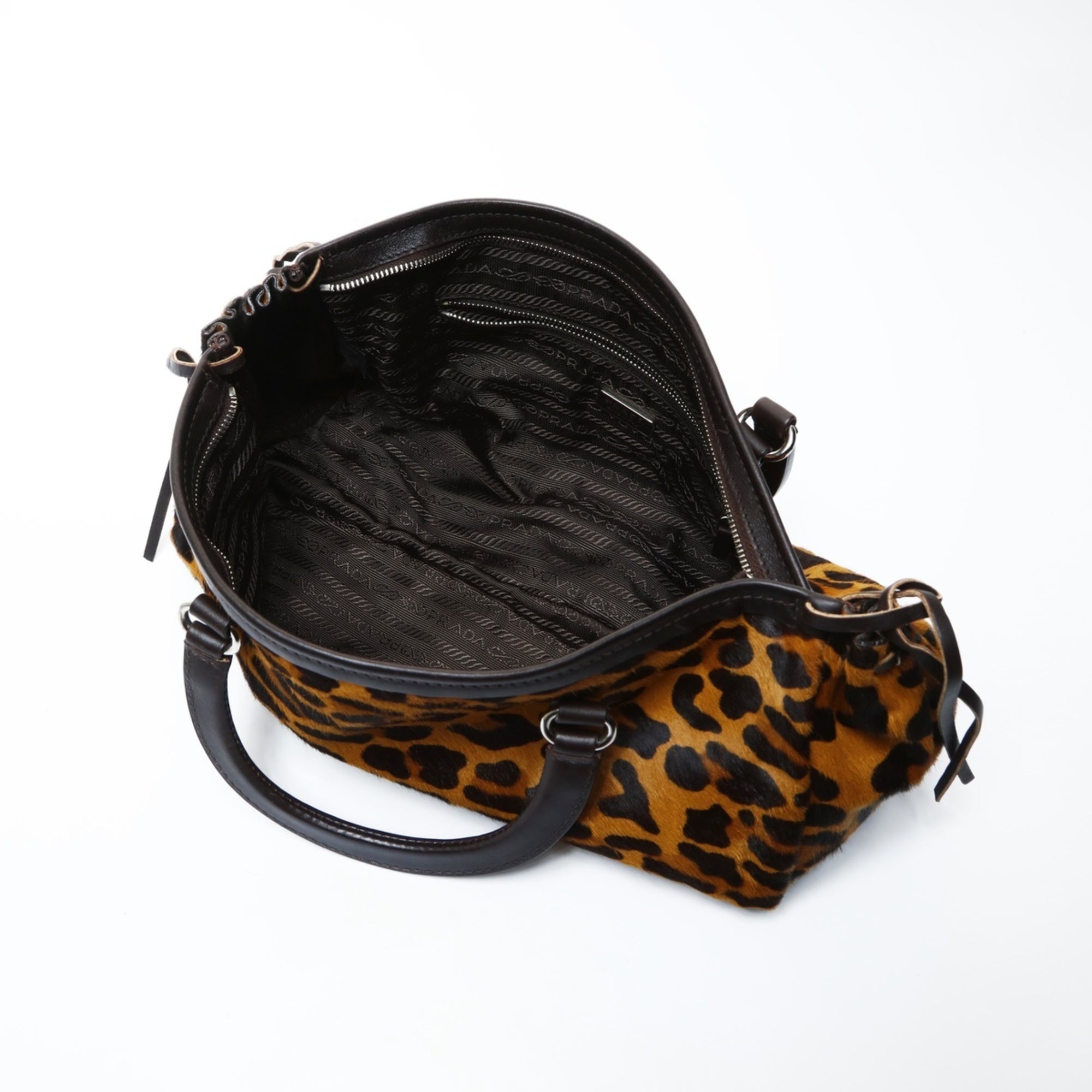 Prada Brown Leather Handbag (Pre-Owned)