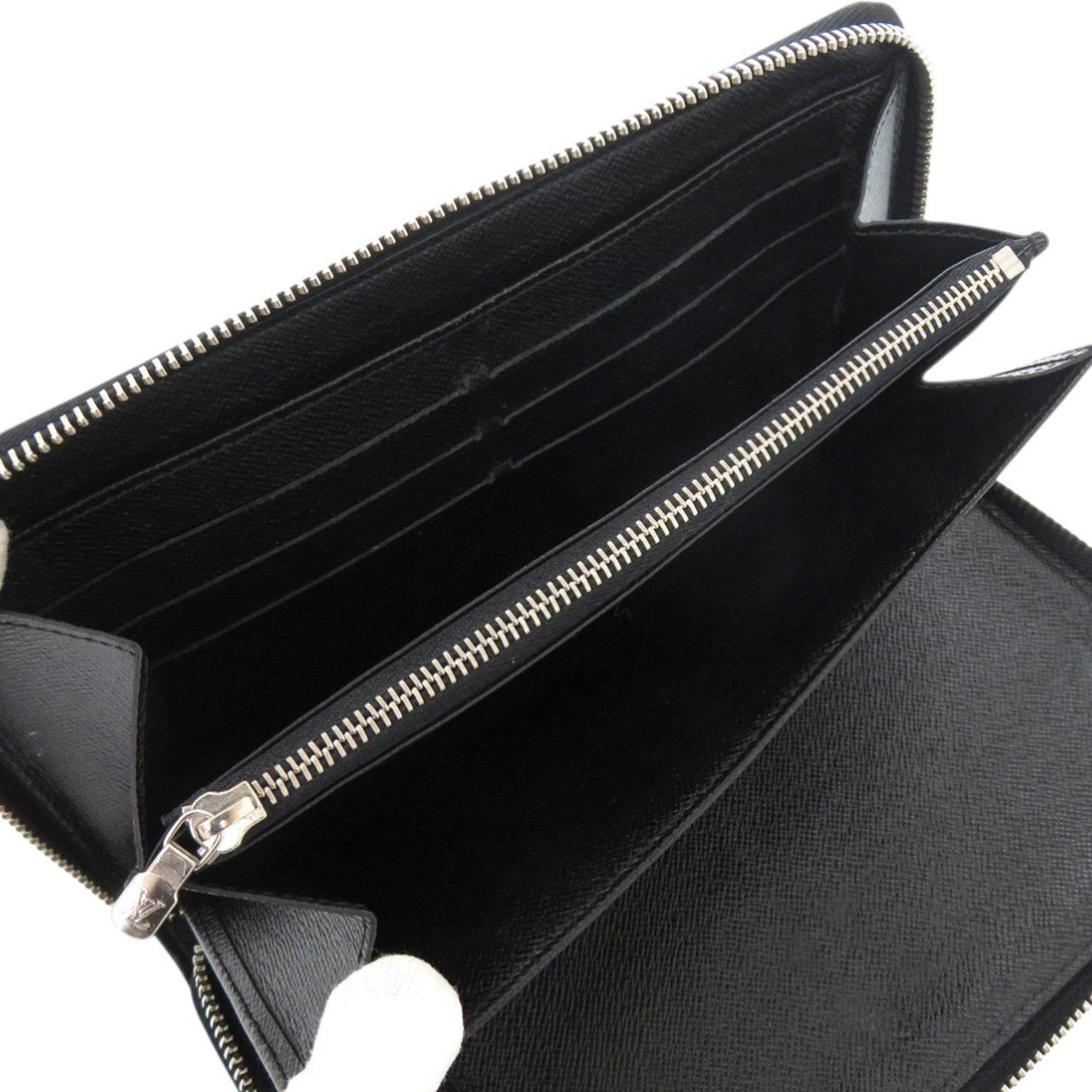 Louis Vuitton Black Gray Damier Graphite Canvas Long Wallet (Bi-Fold) (Pre-Owned)