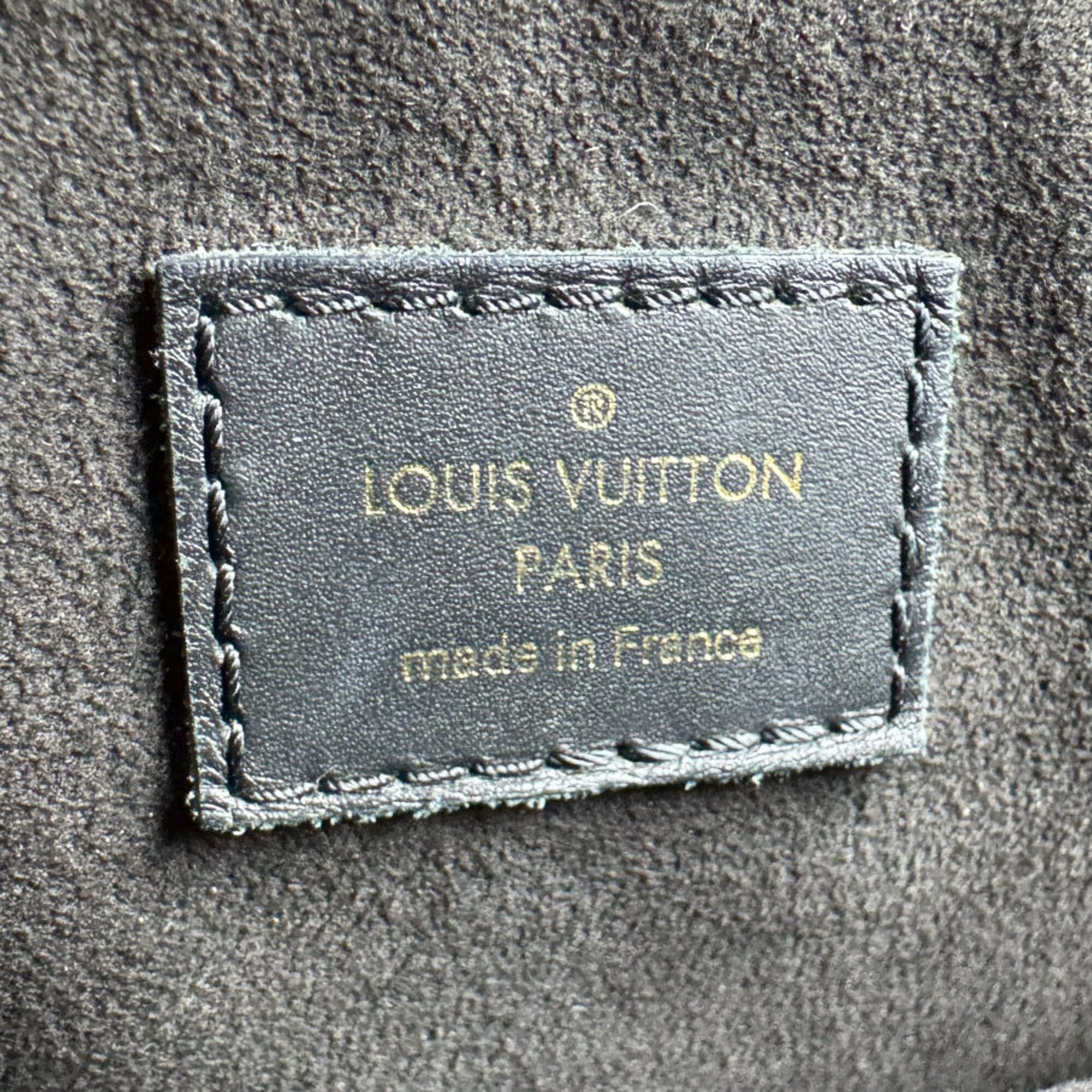 Louis Vuitton Damier Canvas Ebene Damier Canvas Shoulder Bag (Pre-Owned)