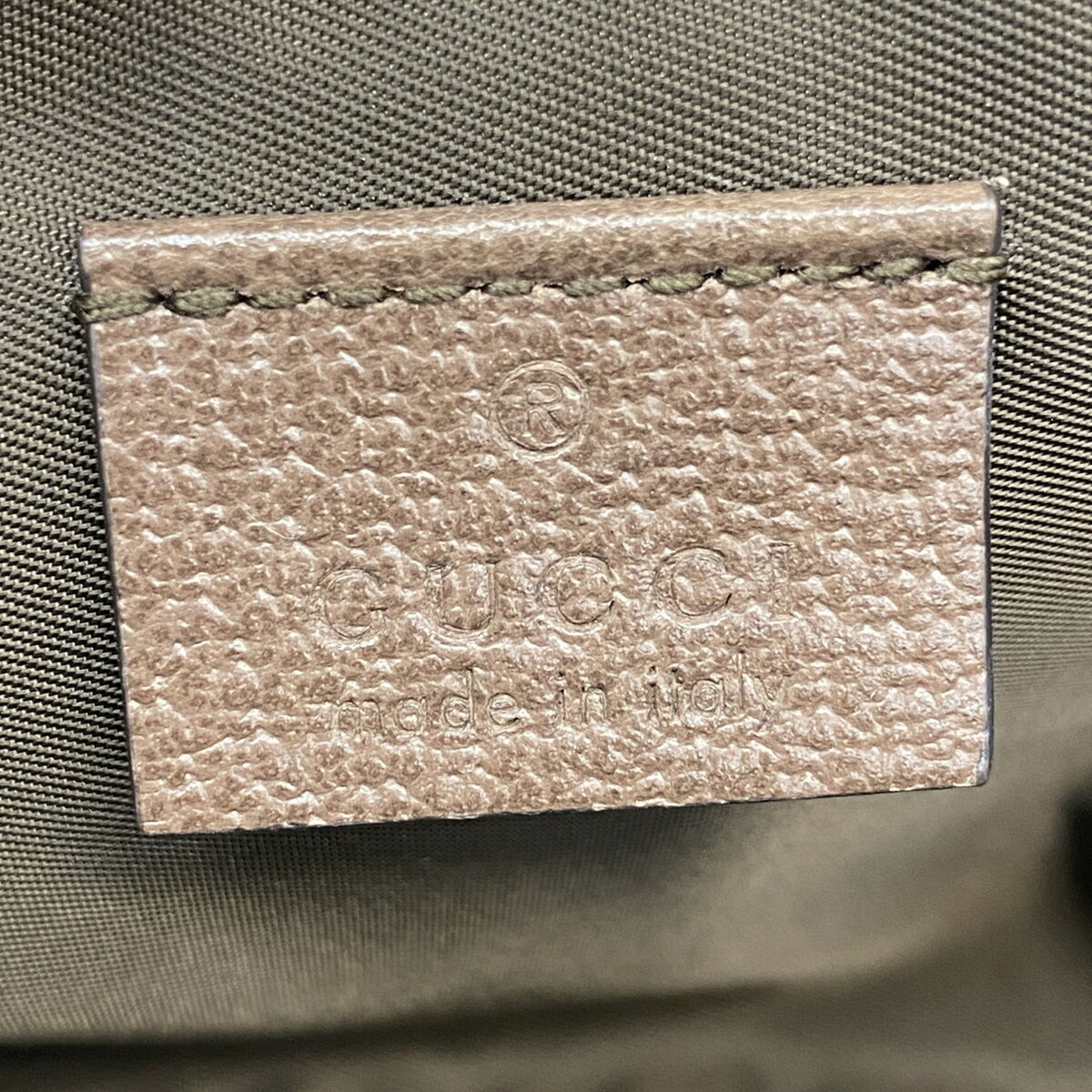 Gucci Brown Pvc Leather Pouch (Pre-Owned)