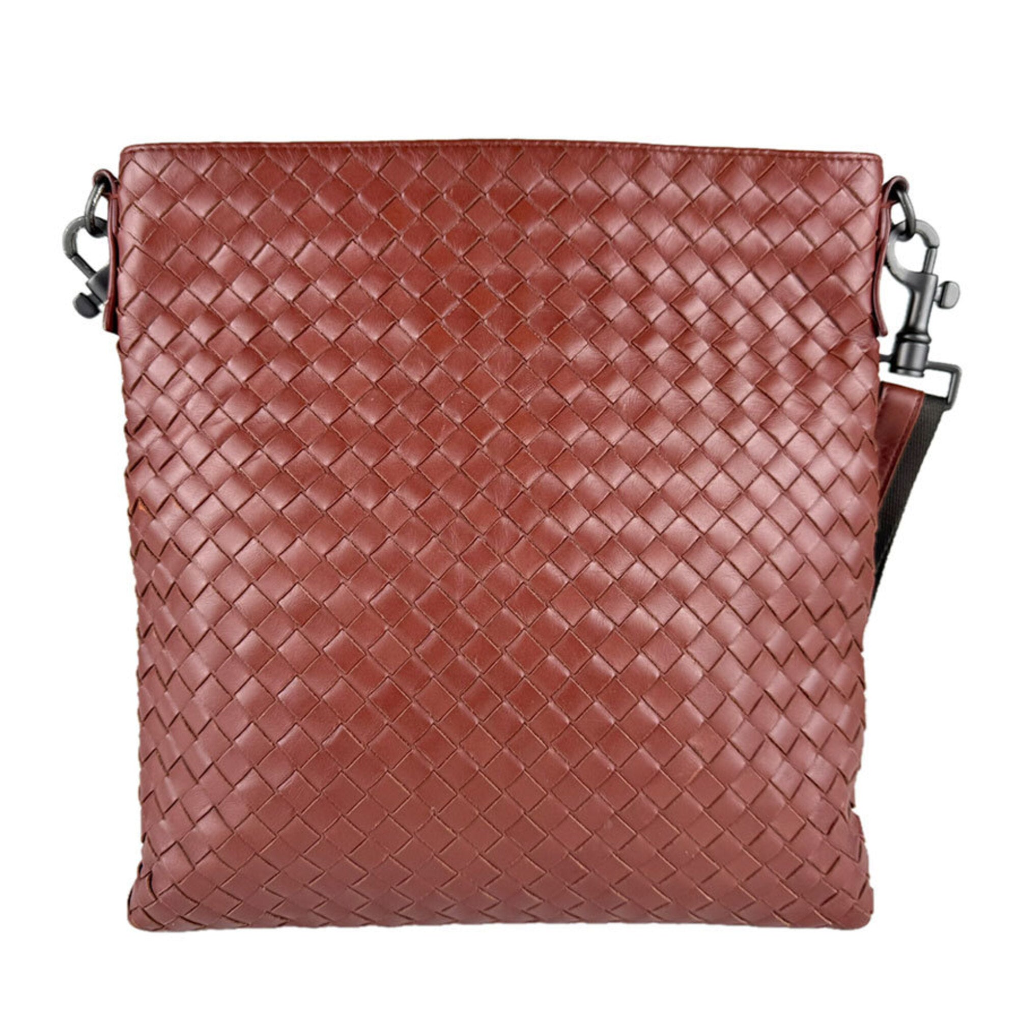 Bottega Veneta Brown Intrecciato Shoulder Bag (Pre-Owned)