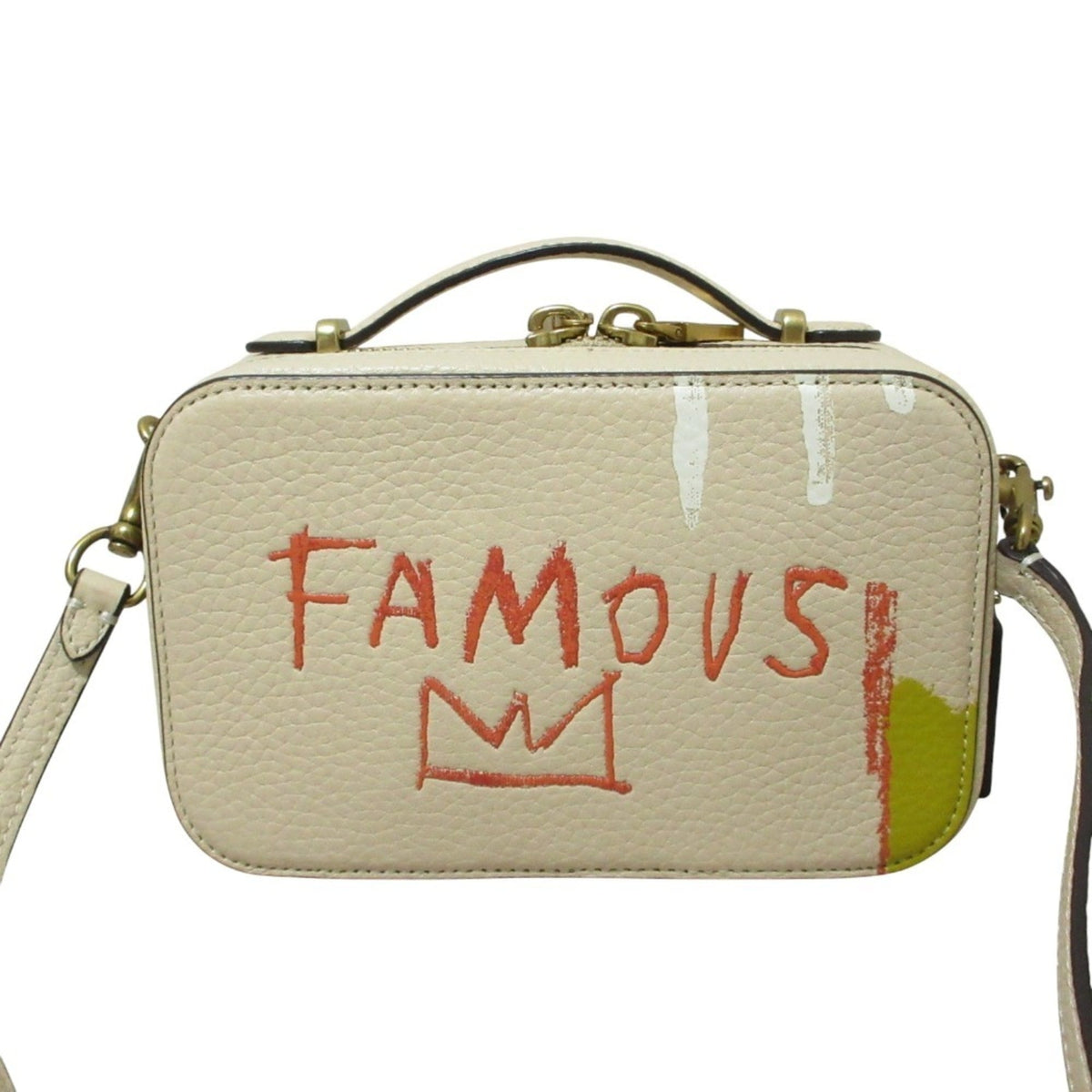 Coach Ivory Ivory Handbag Shoulder Bag (Pre-Owned)