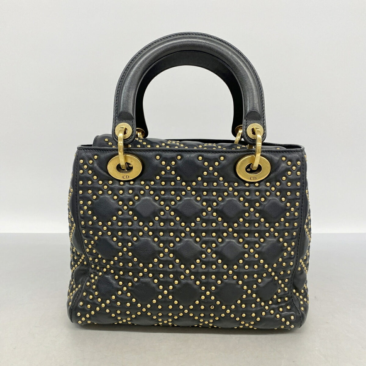 Christian Dior Black Leather Handbag (Pre-Owned)