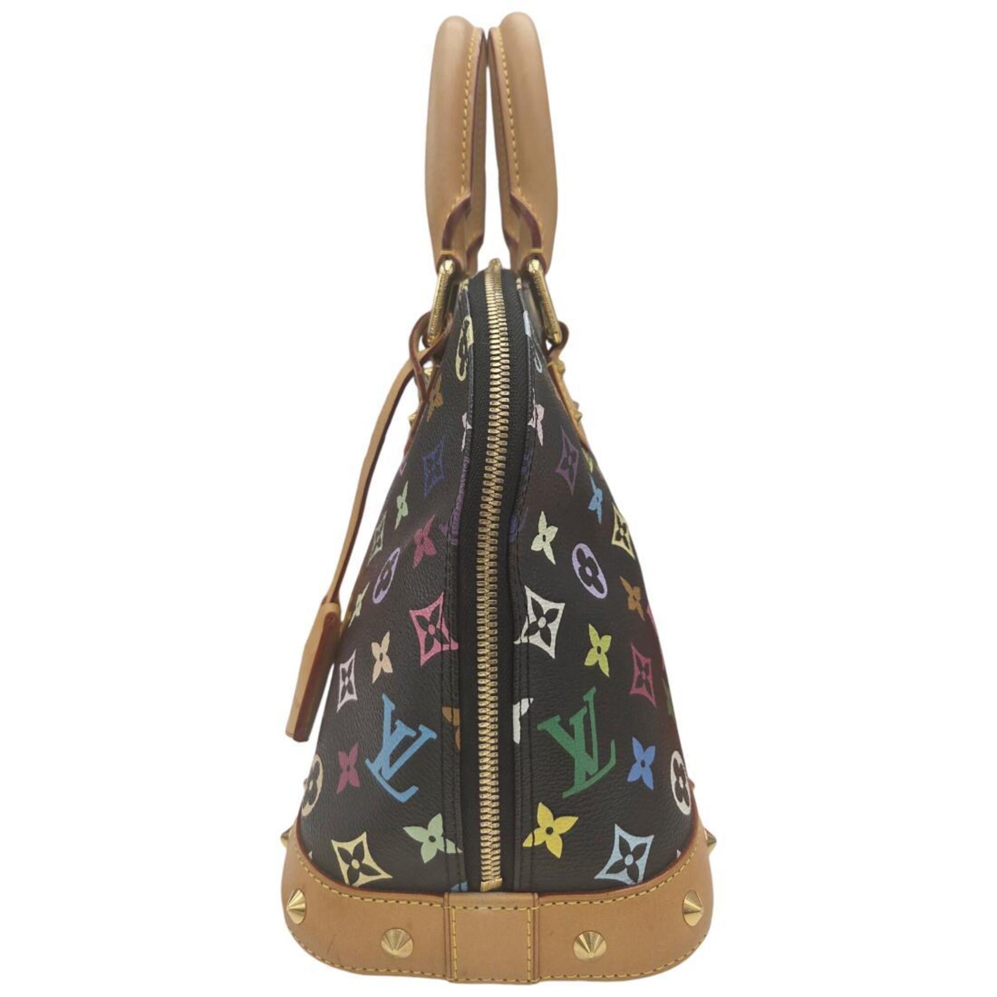Louis Vuitton Multi-Color Noir Monogram Handbag (Pre-Owned)