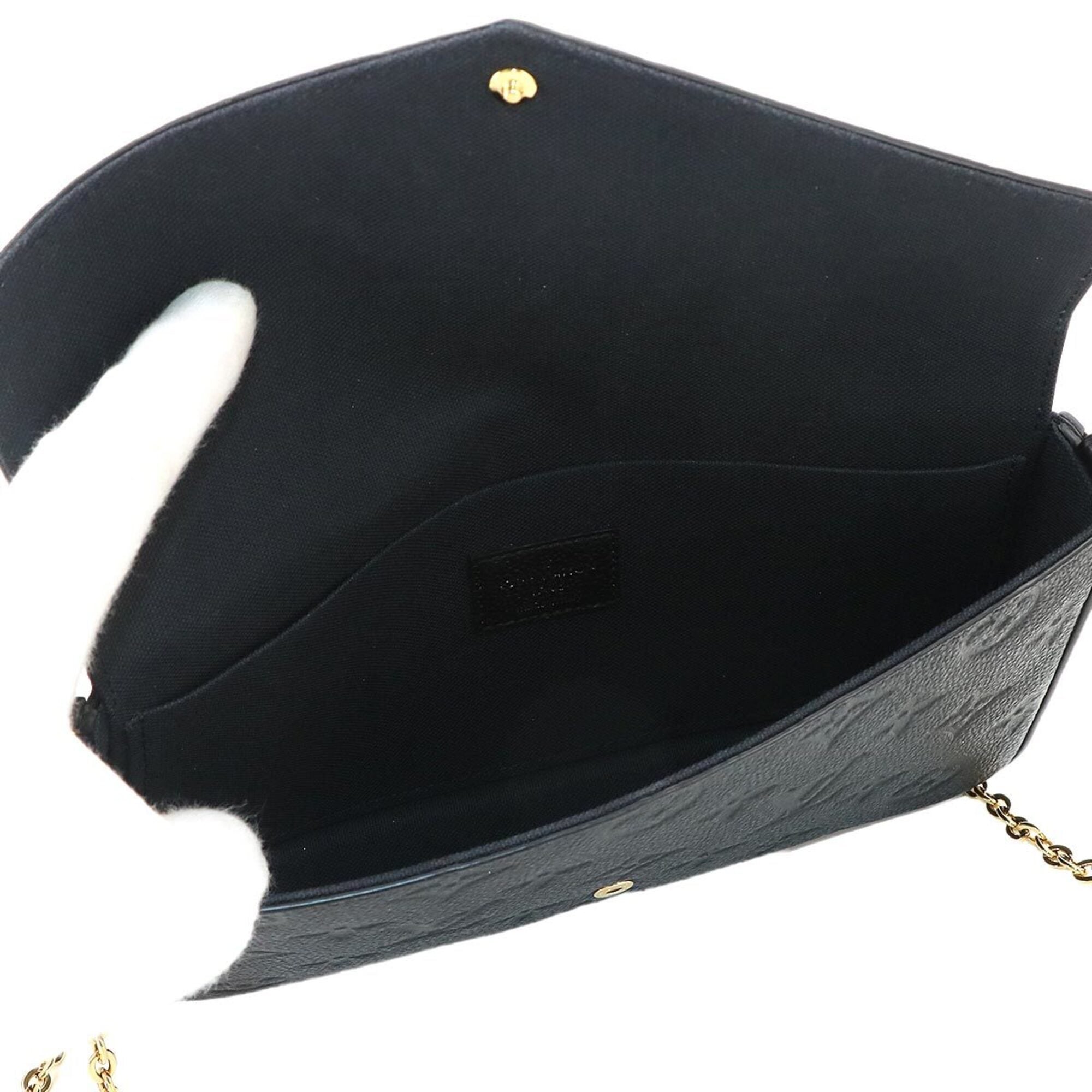 Louis Vuitton Noir Monogram Empreinte Pochette (Pre-Owned)