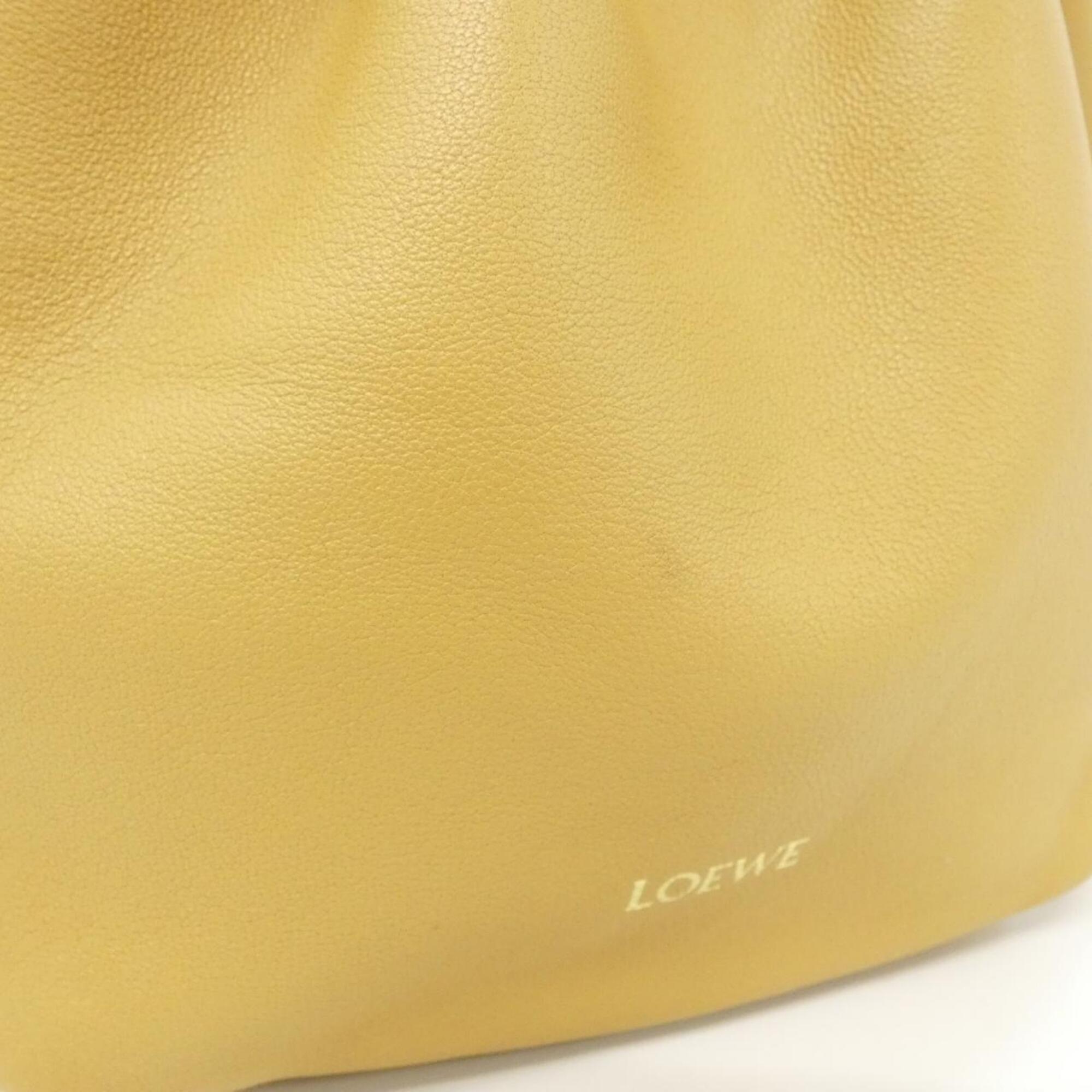 Loewe Yellow Leather Handbag (Pre-Owned)
