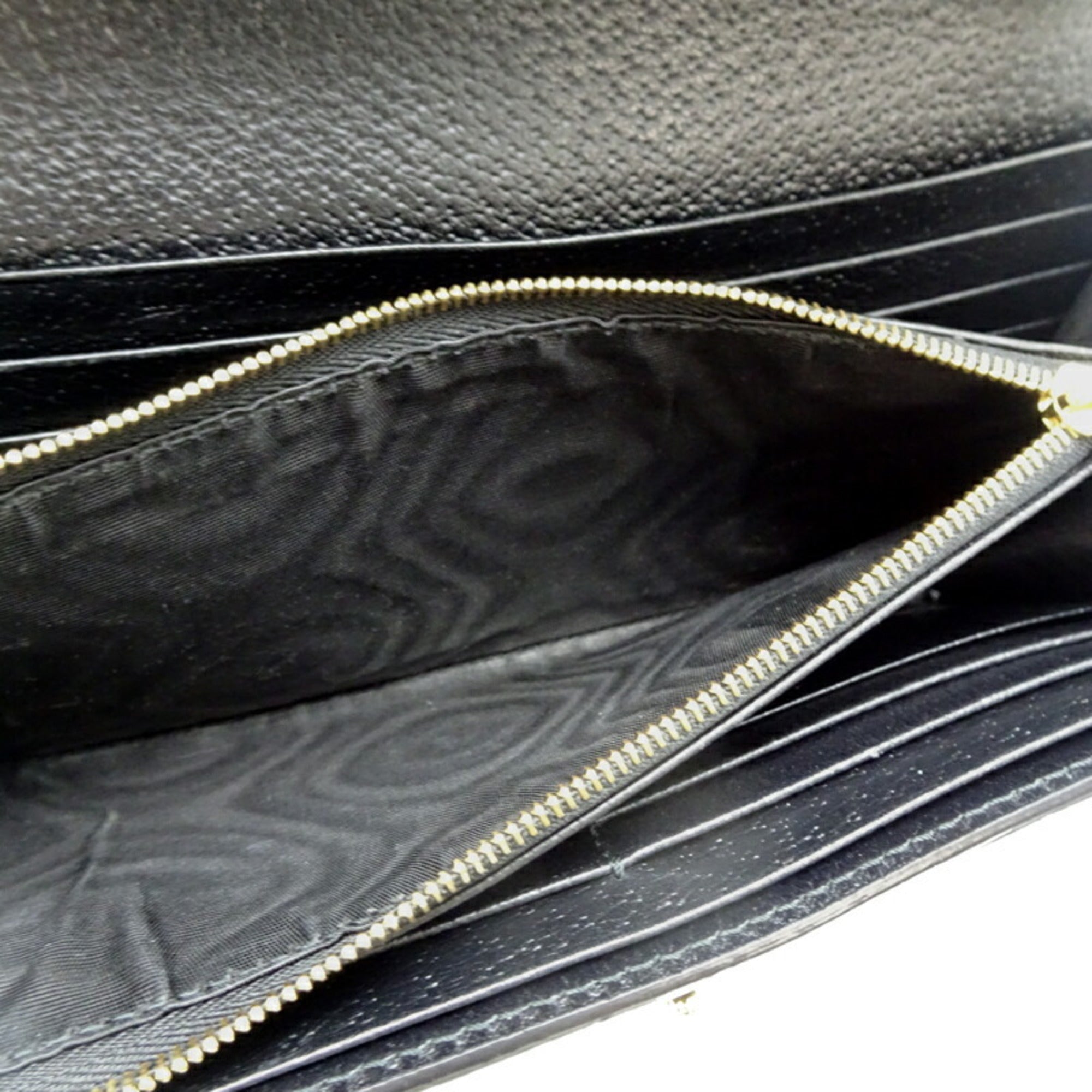 Gucci Black Gg Canvas Chain/Shoulder Wallet (Pre-Owned)