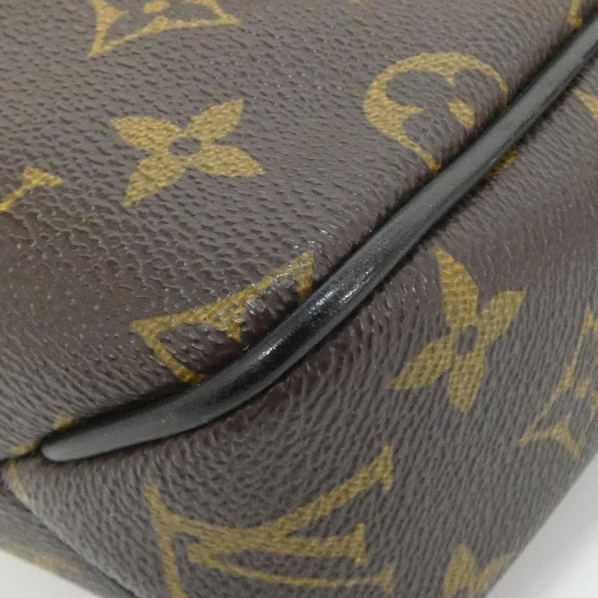 Louis Vuitton Monogram Macassar Marron Coated Canvas Shoulder Bag (Pre-Owned)